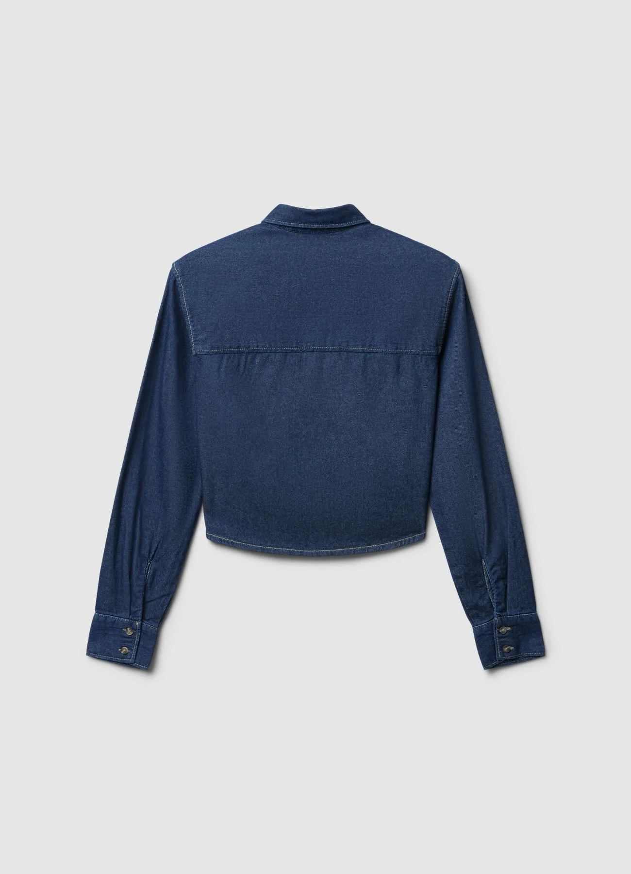 Camicia crop denim - Image 6