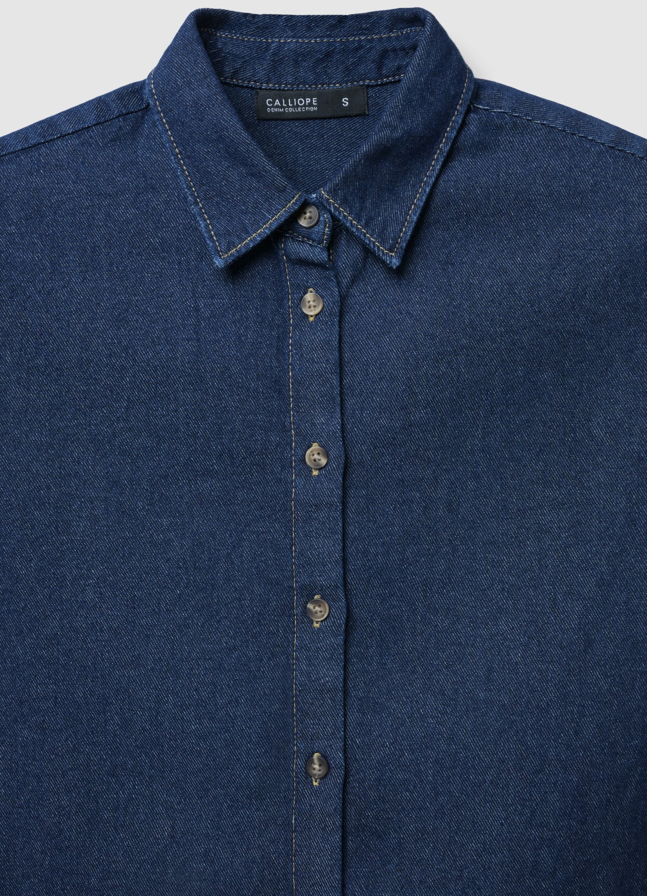 Camicia crop denim - Image 7