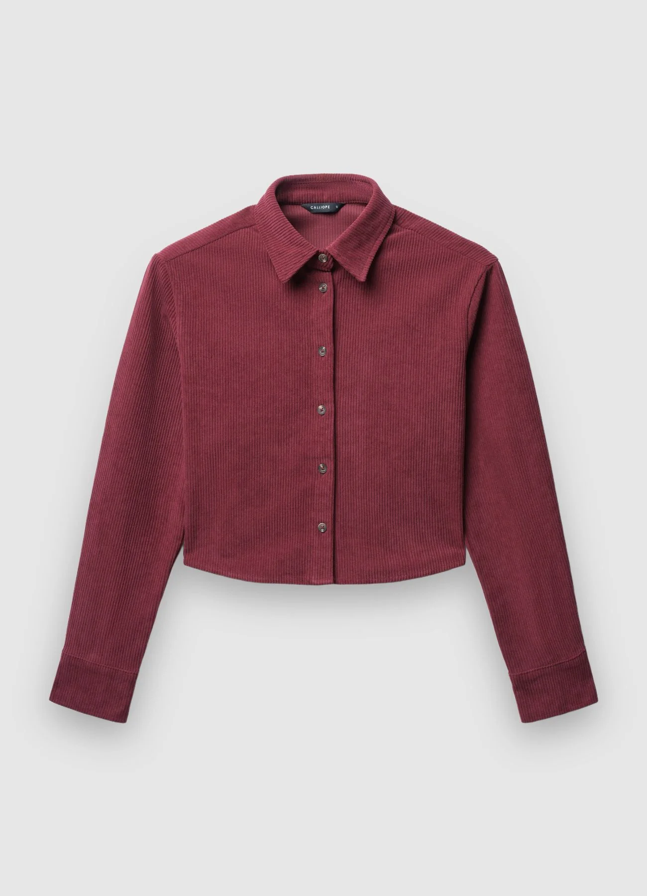 Camicia crop effetto velluto a coste - Image 6