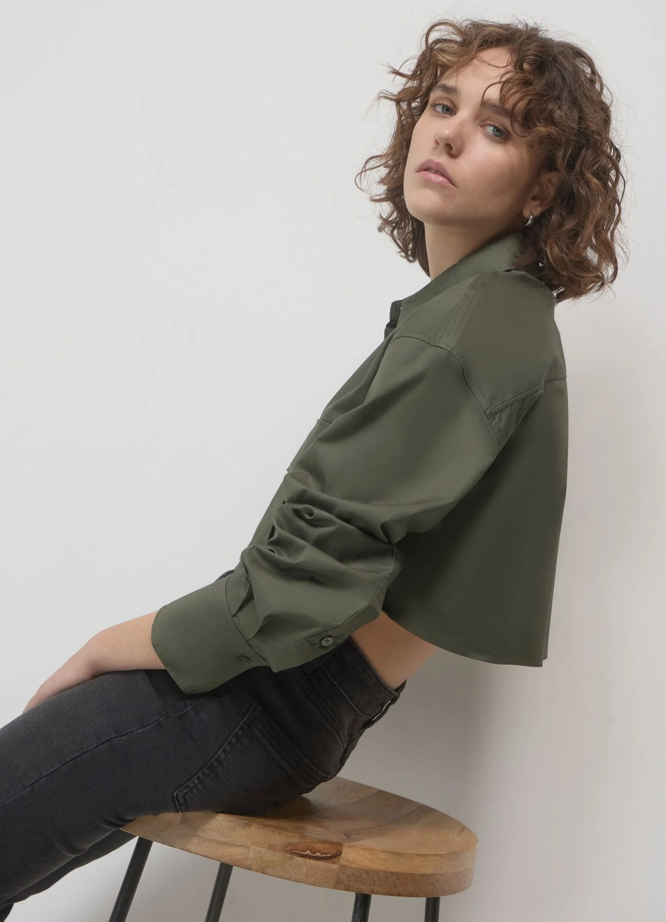 Camicia crop tasconi