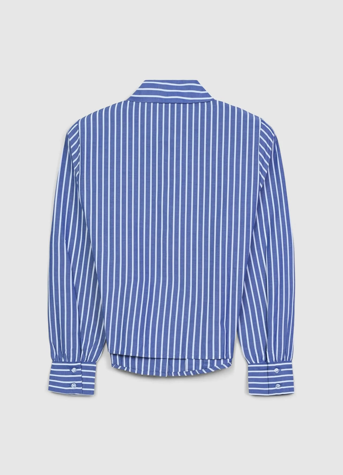 Camicia cropped a righe - Image 4