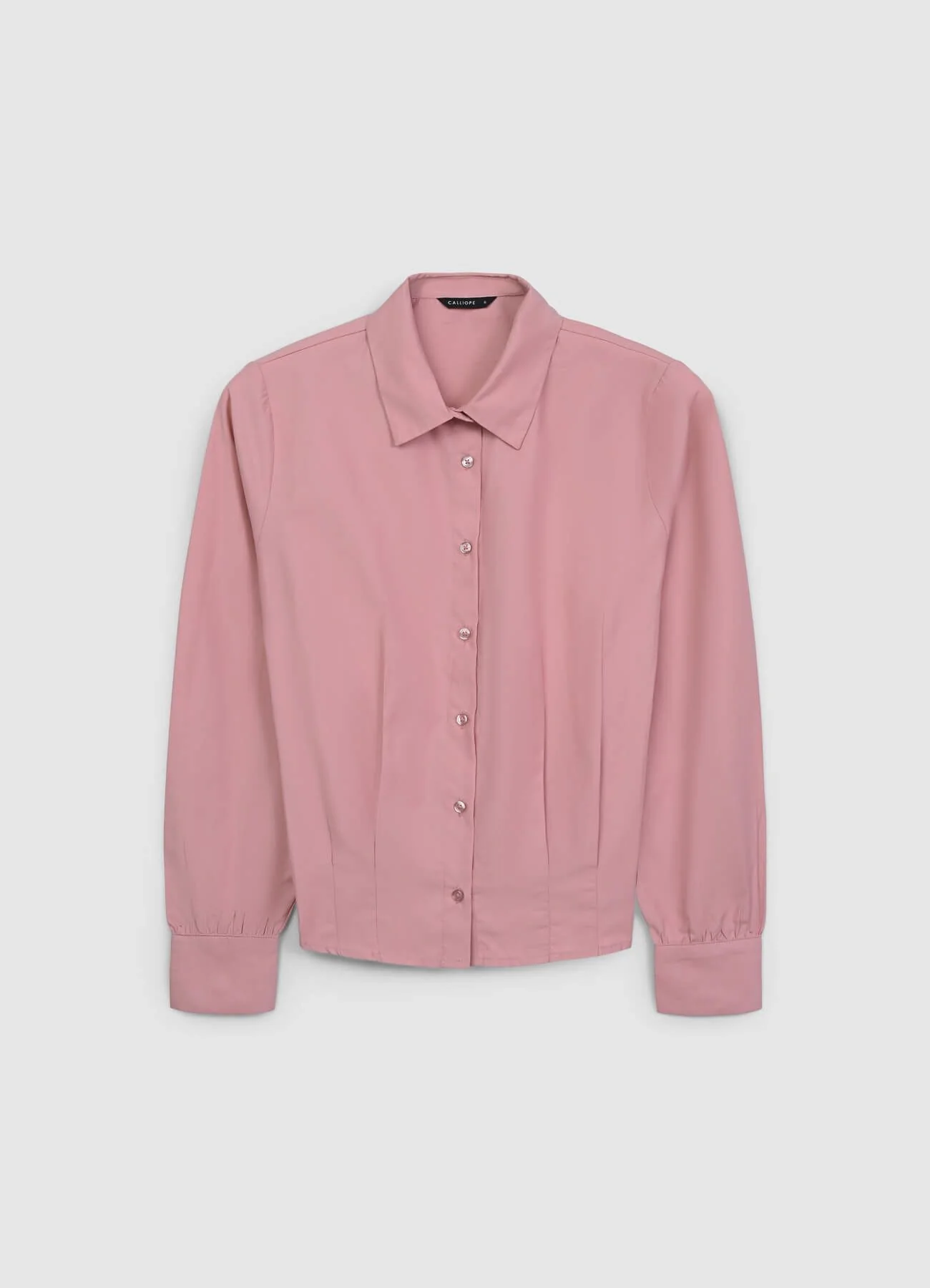 Camicia cropped con pinces - Image 6