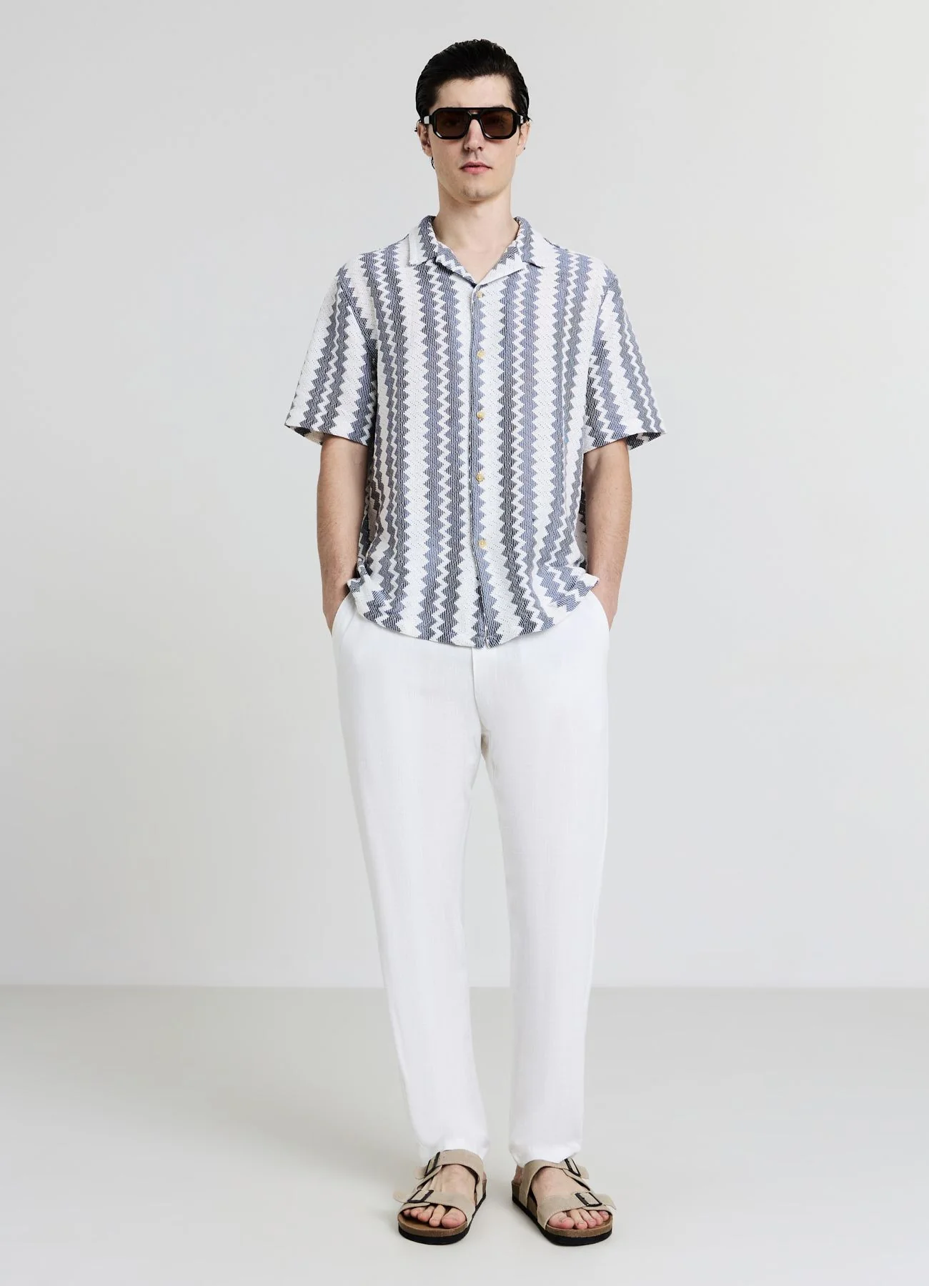 Camicia croquet a righe