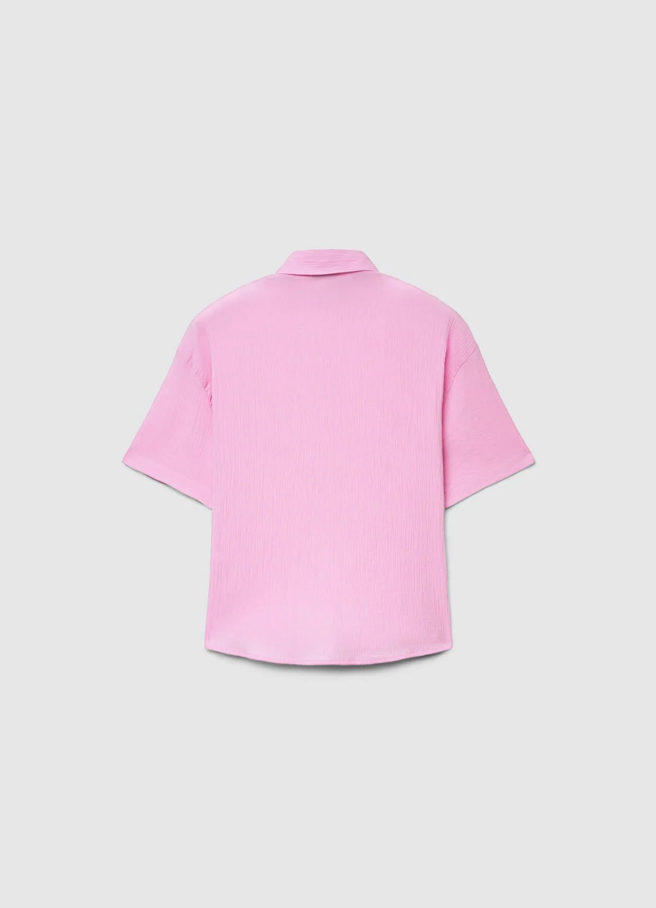 Camicia effetto crinkle con taschino - Image 5