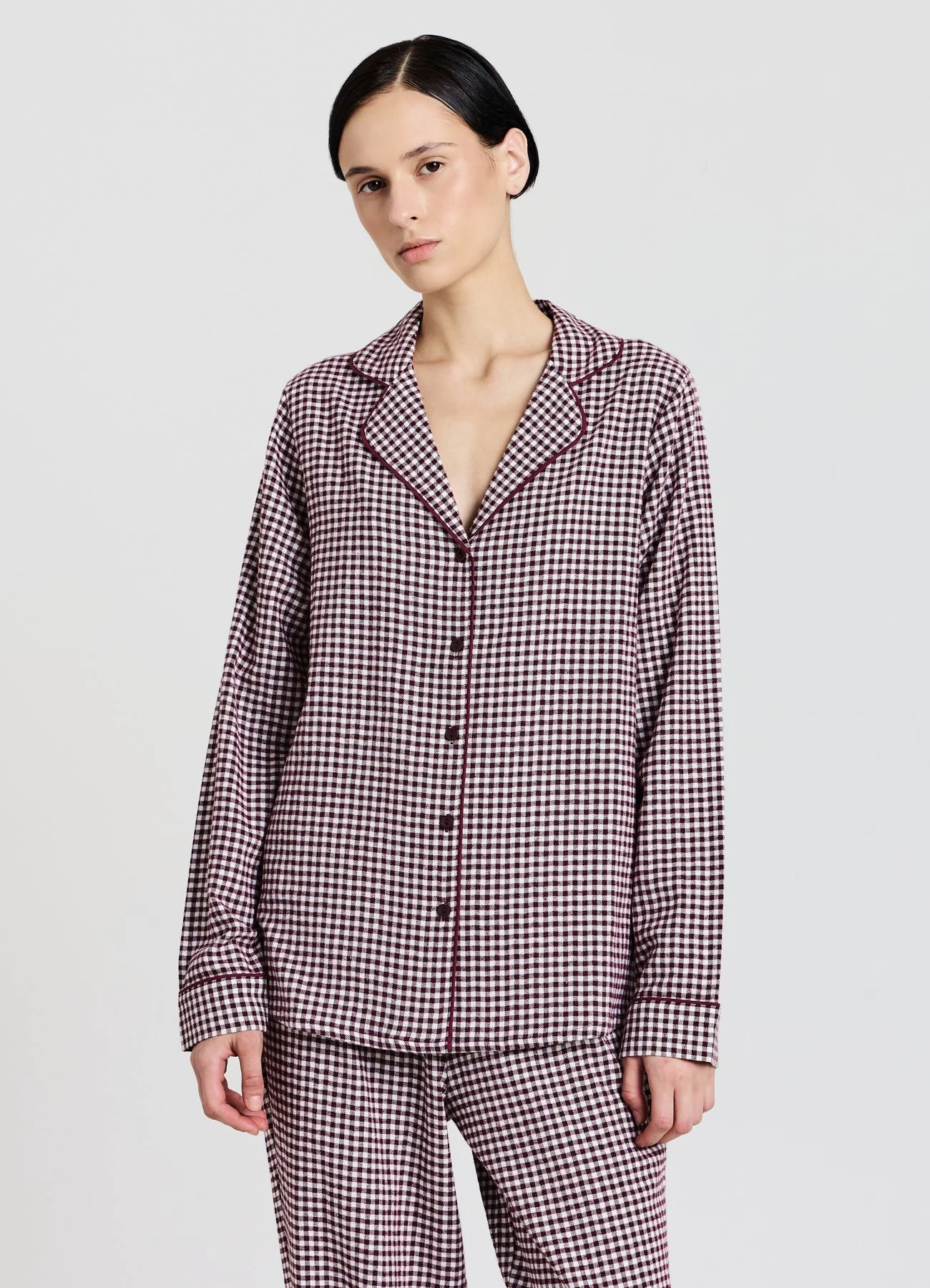 Camicia fantasia pied de poule - Image 2