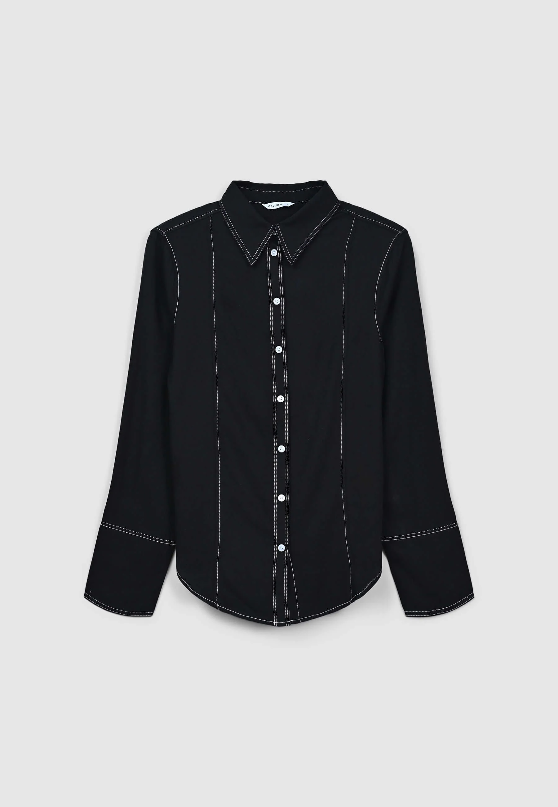 Camicia impunture a contrasto - Image 4