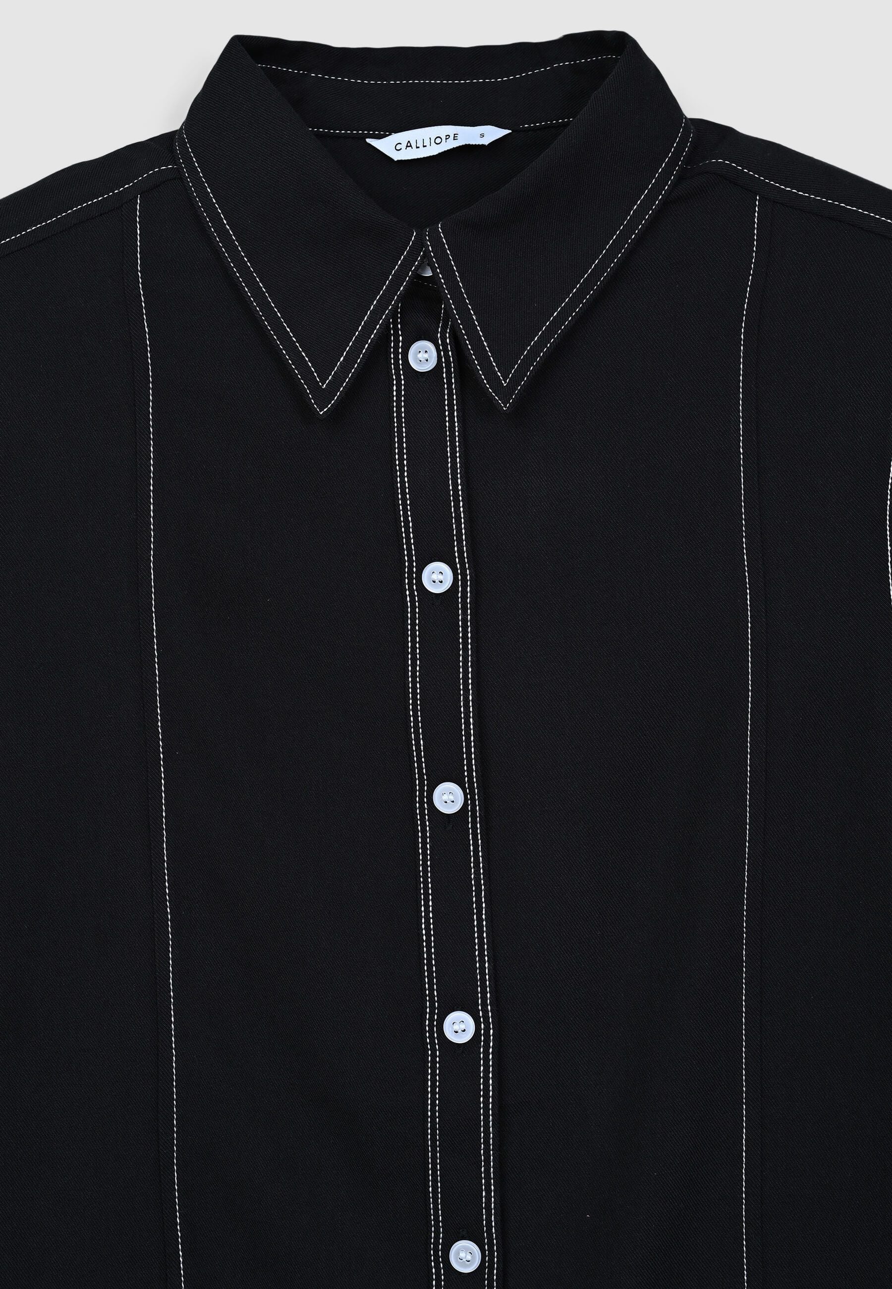 Camicia impunture a contrasto - Image 5