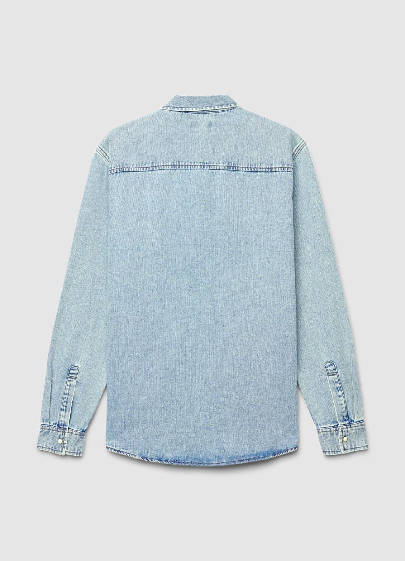 Camicia in denim con tasche - Image 6