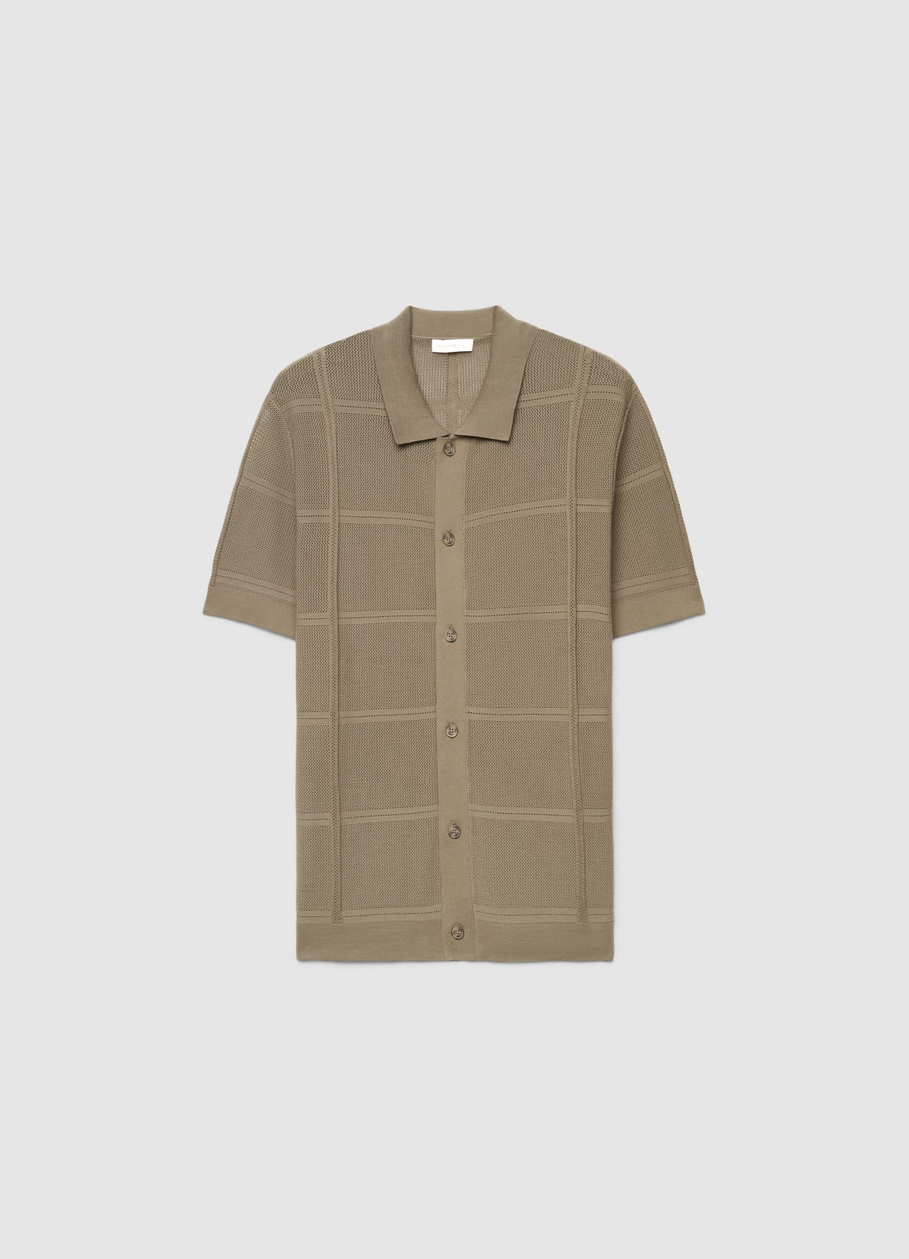 Camicia in maglia con bottoni - Image 4