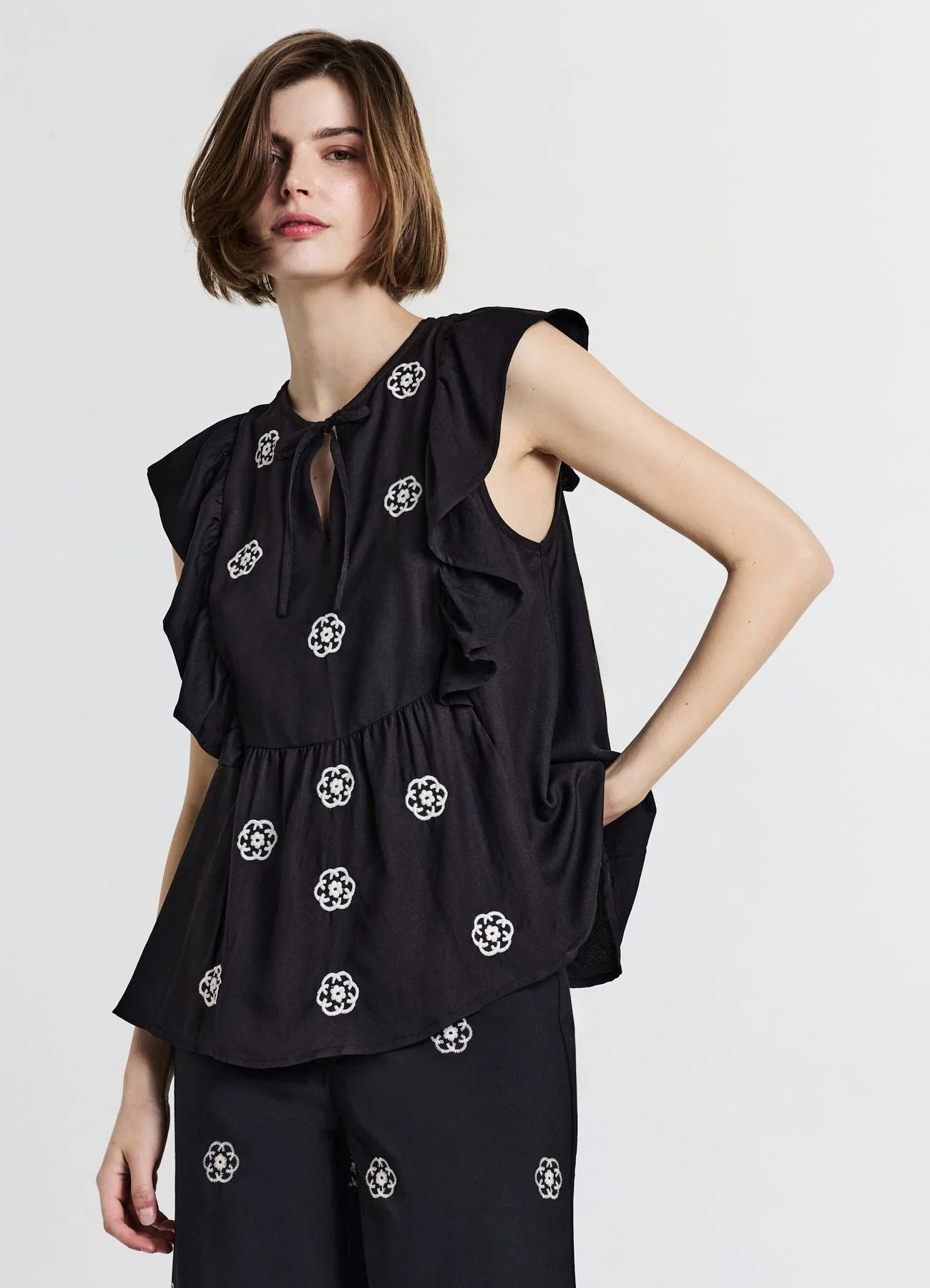 Camicia inserti ricamati - Image 3
