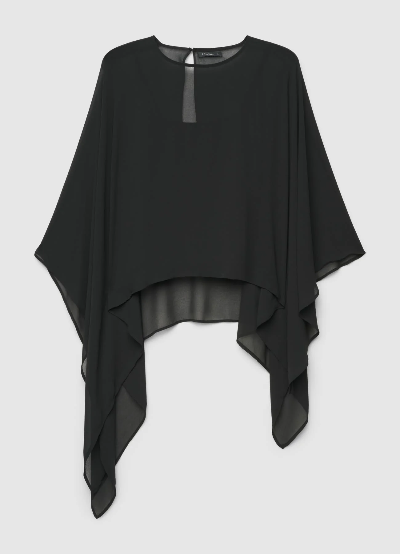 Camicia kimono ampia a tinta unita - Image 4