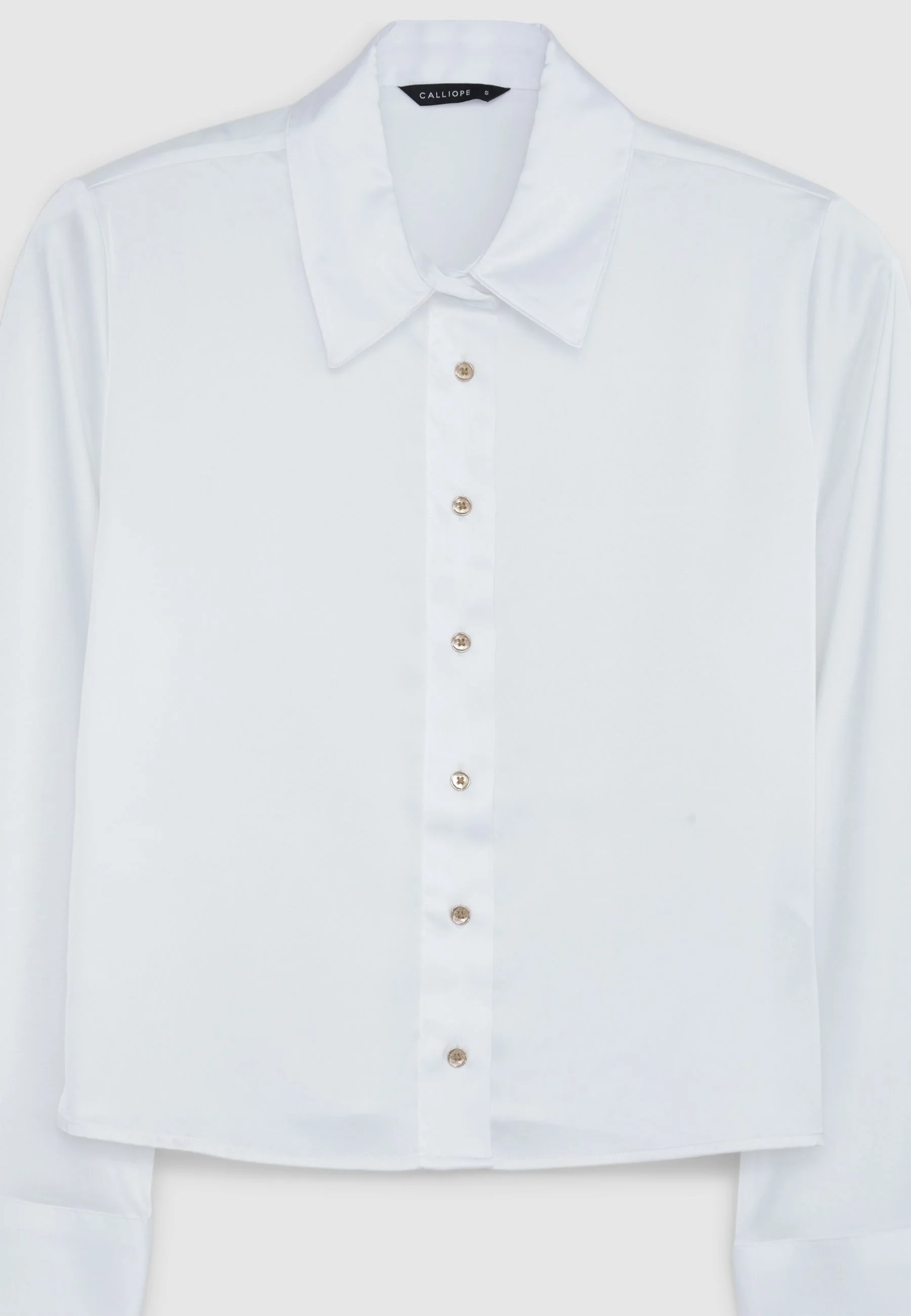 Camicia kimono simil satin - Image 4