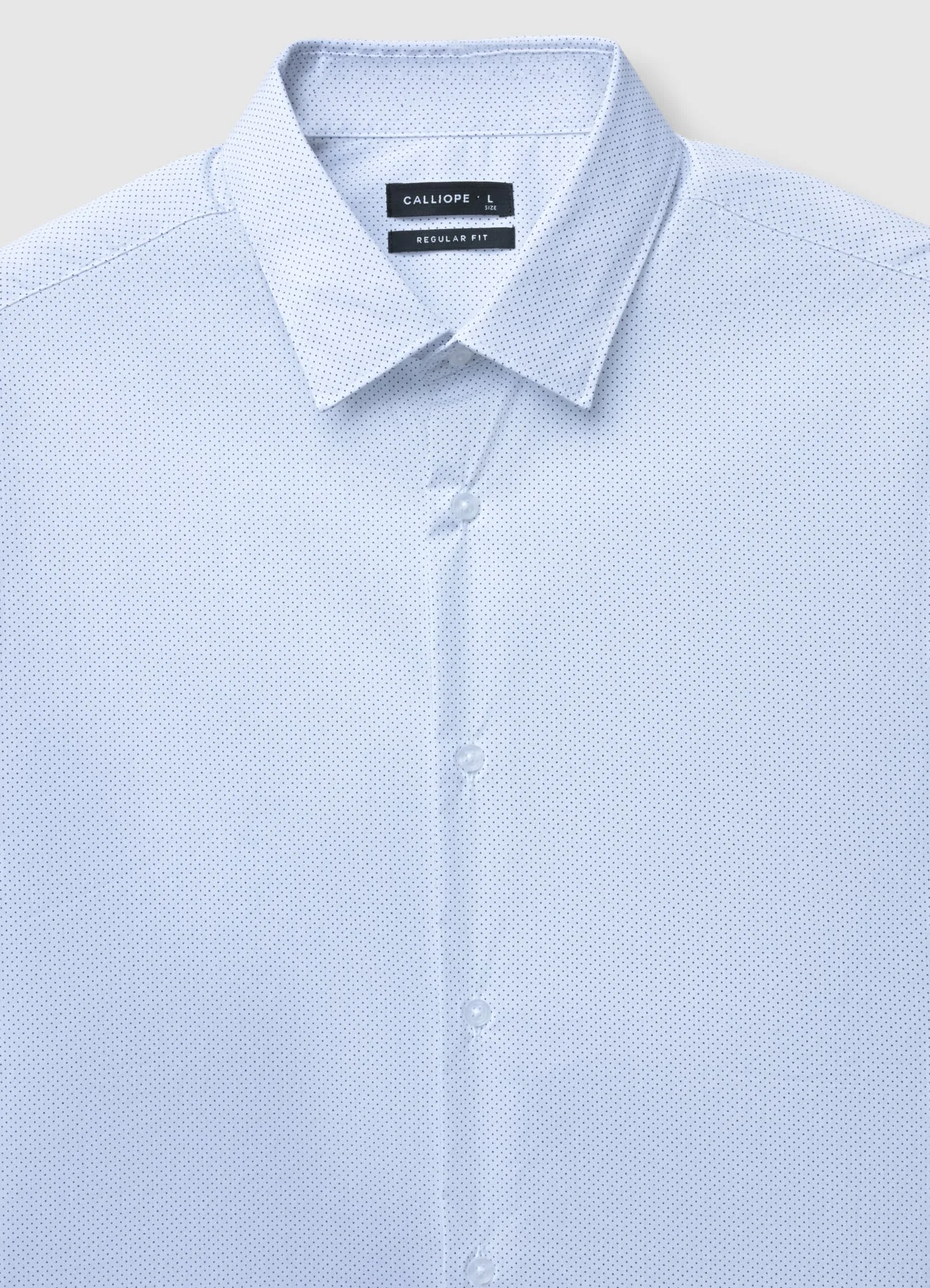 Camicia micro fantasia pois - Image 3