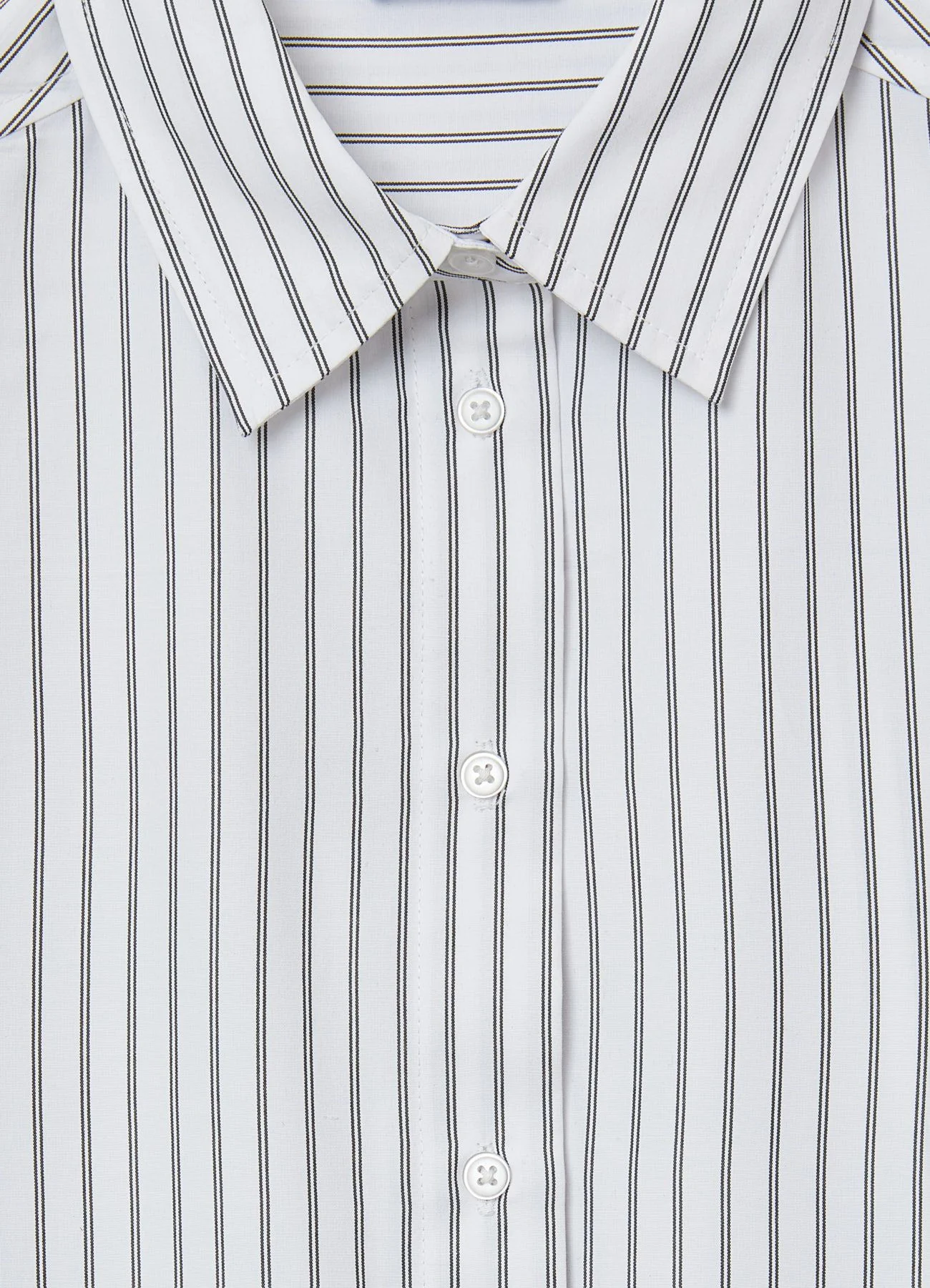 Camicia misto cotone a righe - Image 5