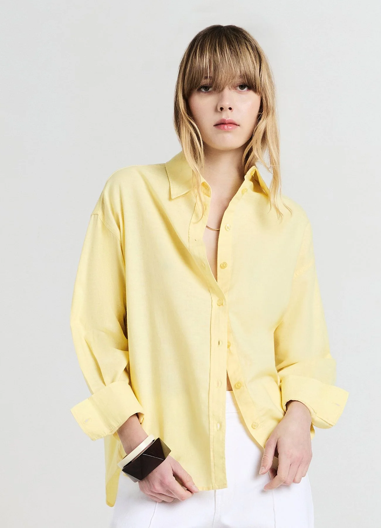 Camicia misto lino