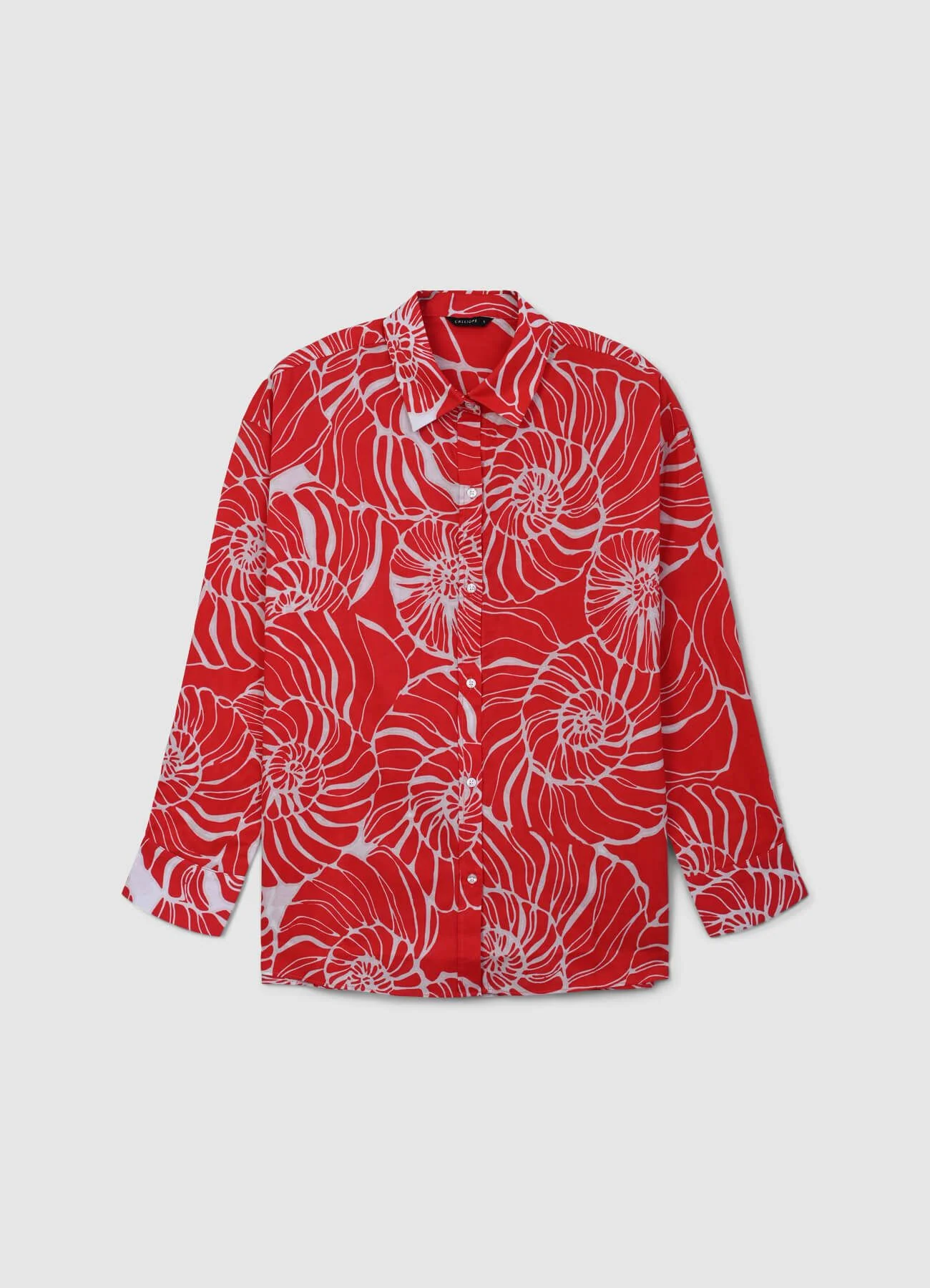 Camicia oversize fantasia conchiglie - Image 6