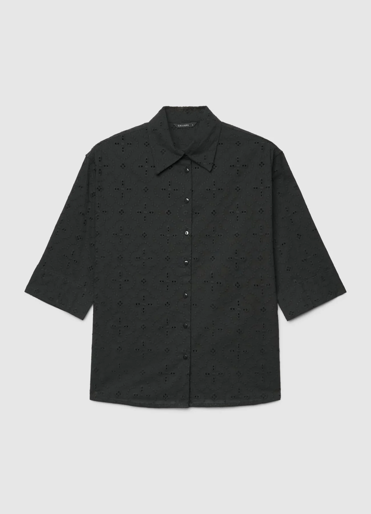 Camicia oversize in sangallo - Image 5