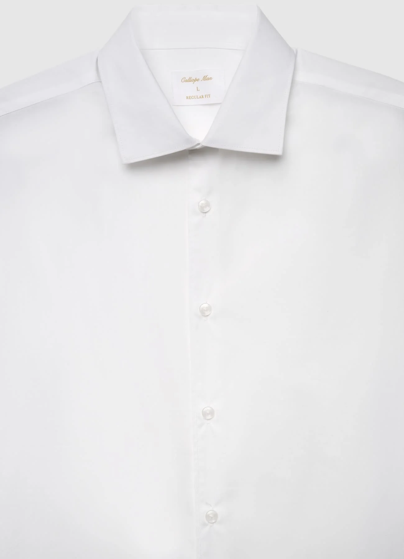 Camicia regular fit in popeline - Image 5