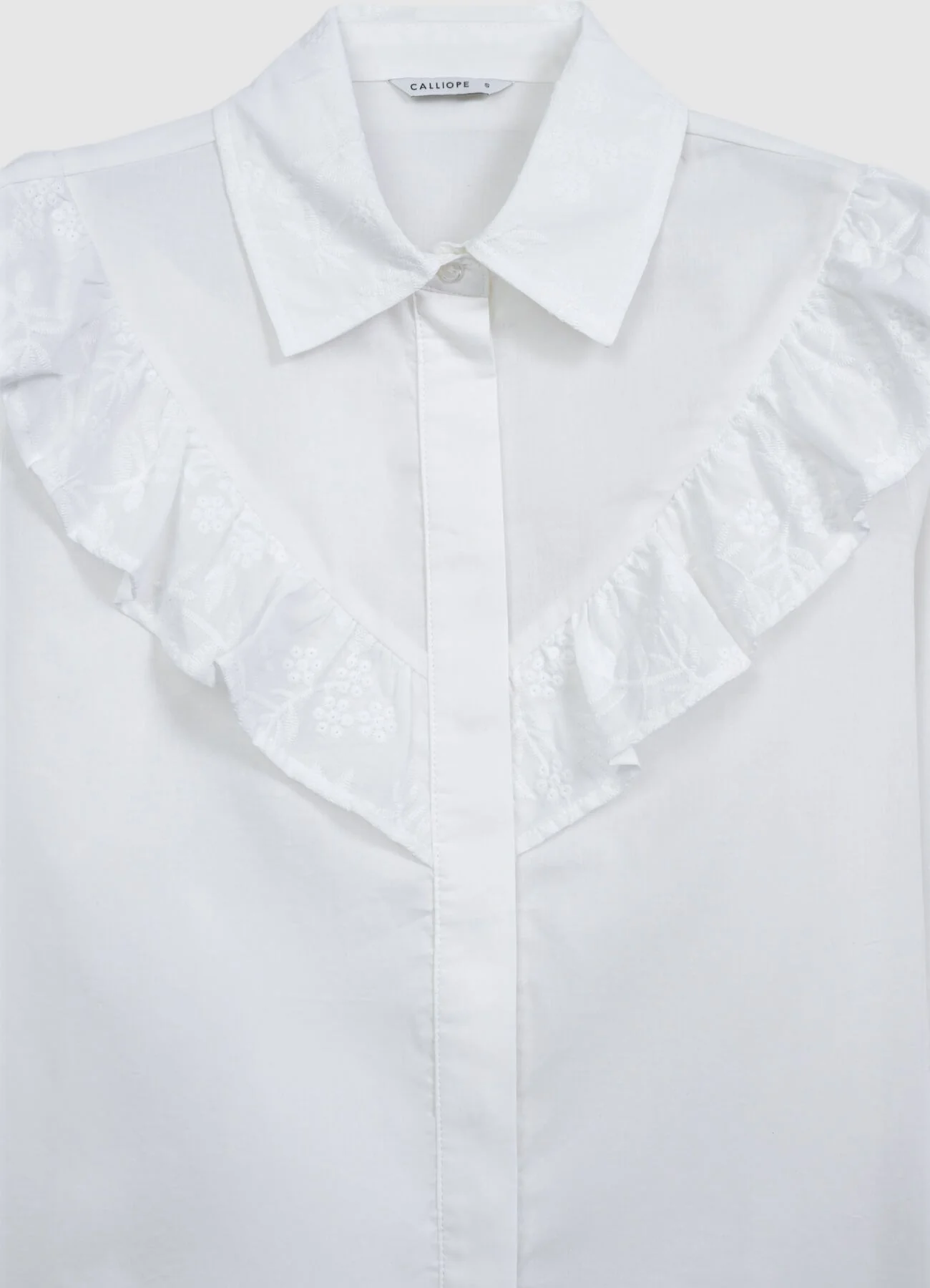 Camicia rouches ricamati - Image 5