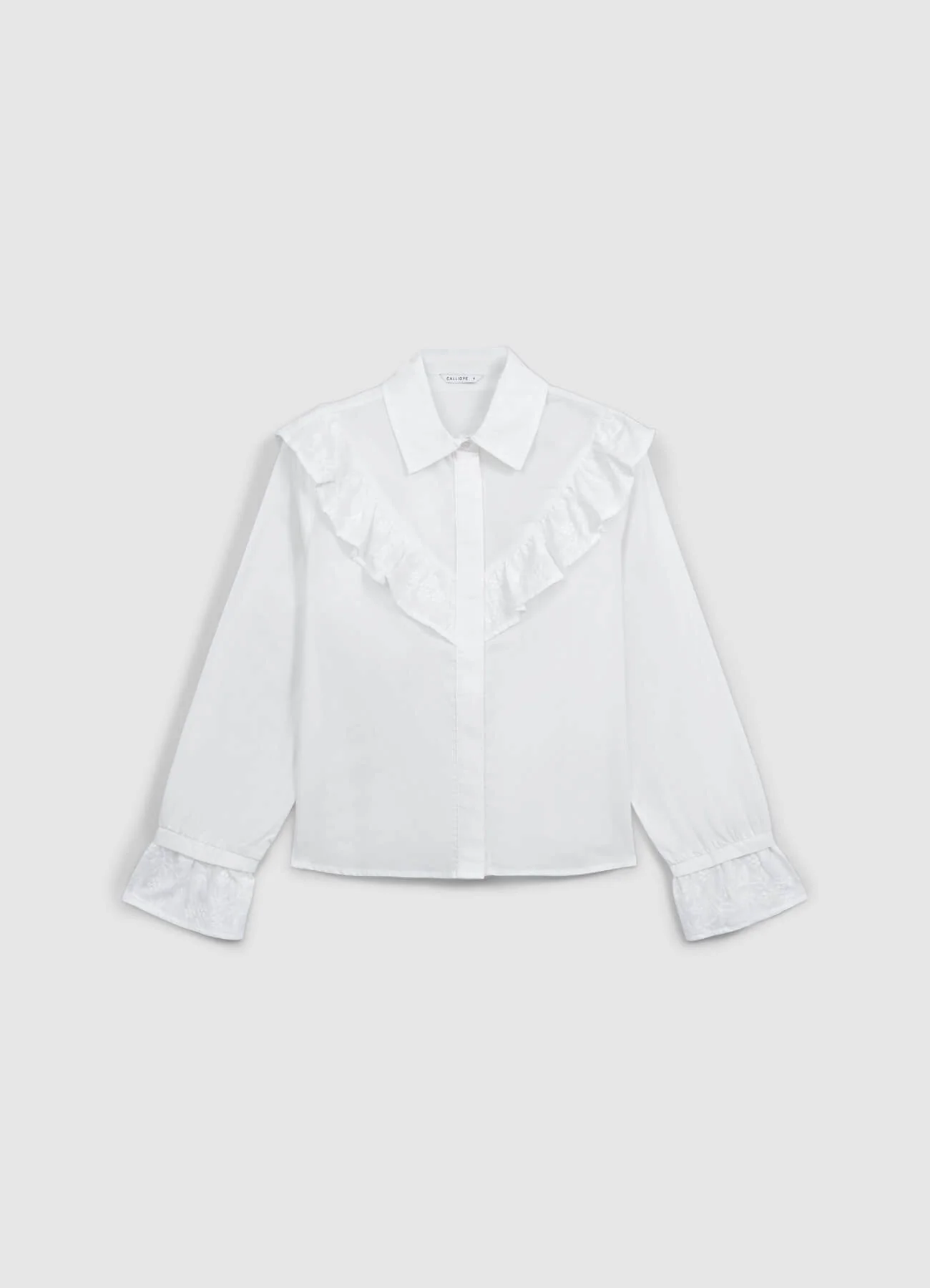 Camicia rouches ricamati - Image 6