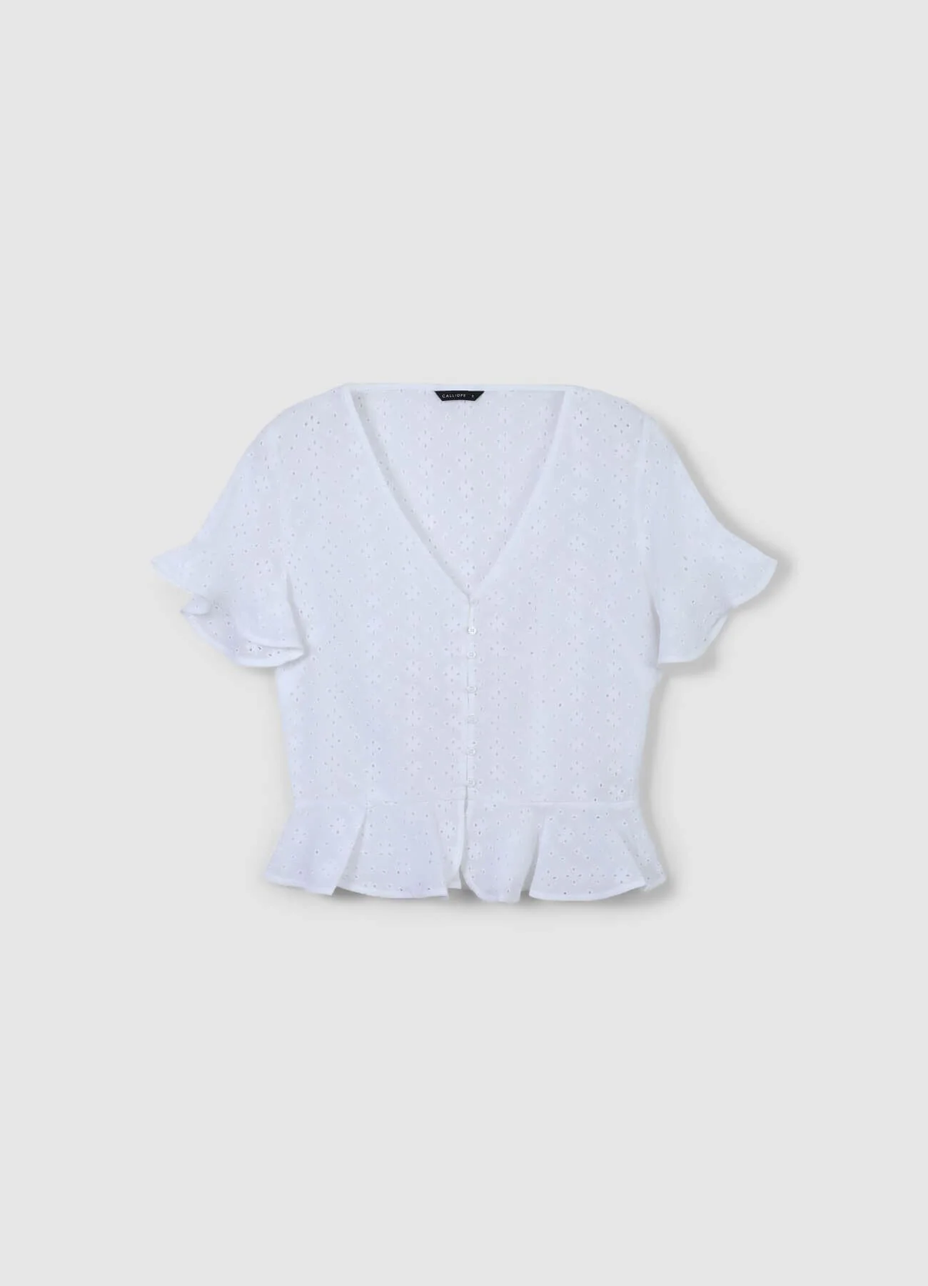 Camicia rouches sangallo - Image 4