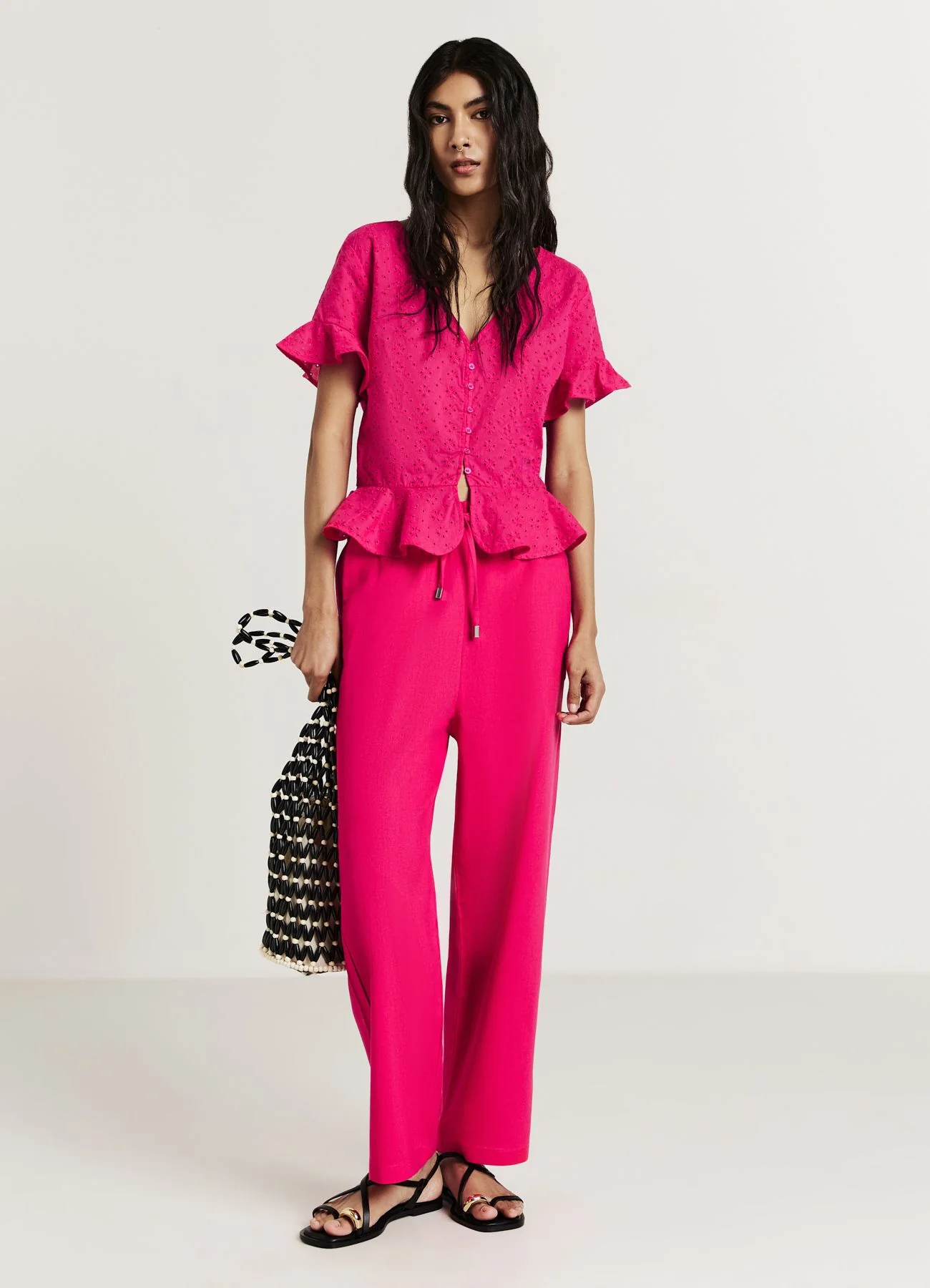 Camicia rouches sangallo - Image 3
