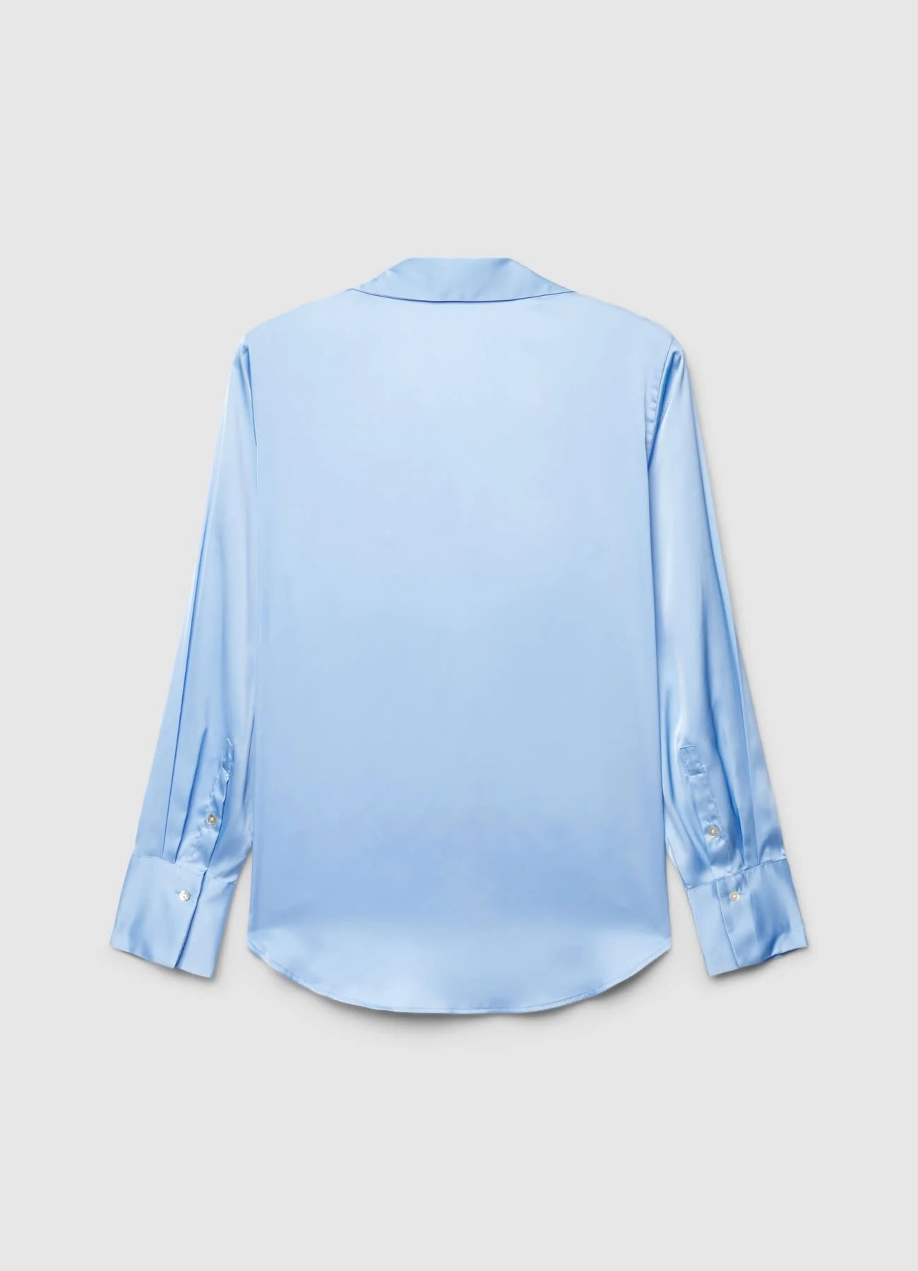 Camicia scollo a V similsatin - Image 5