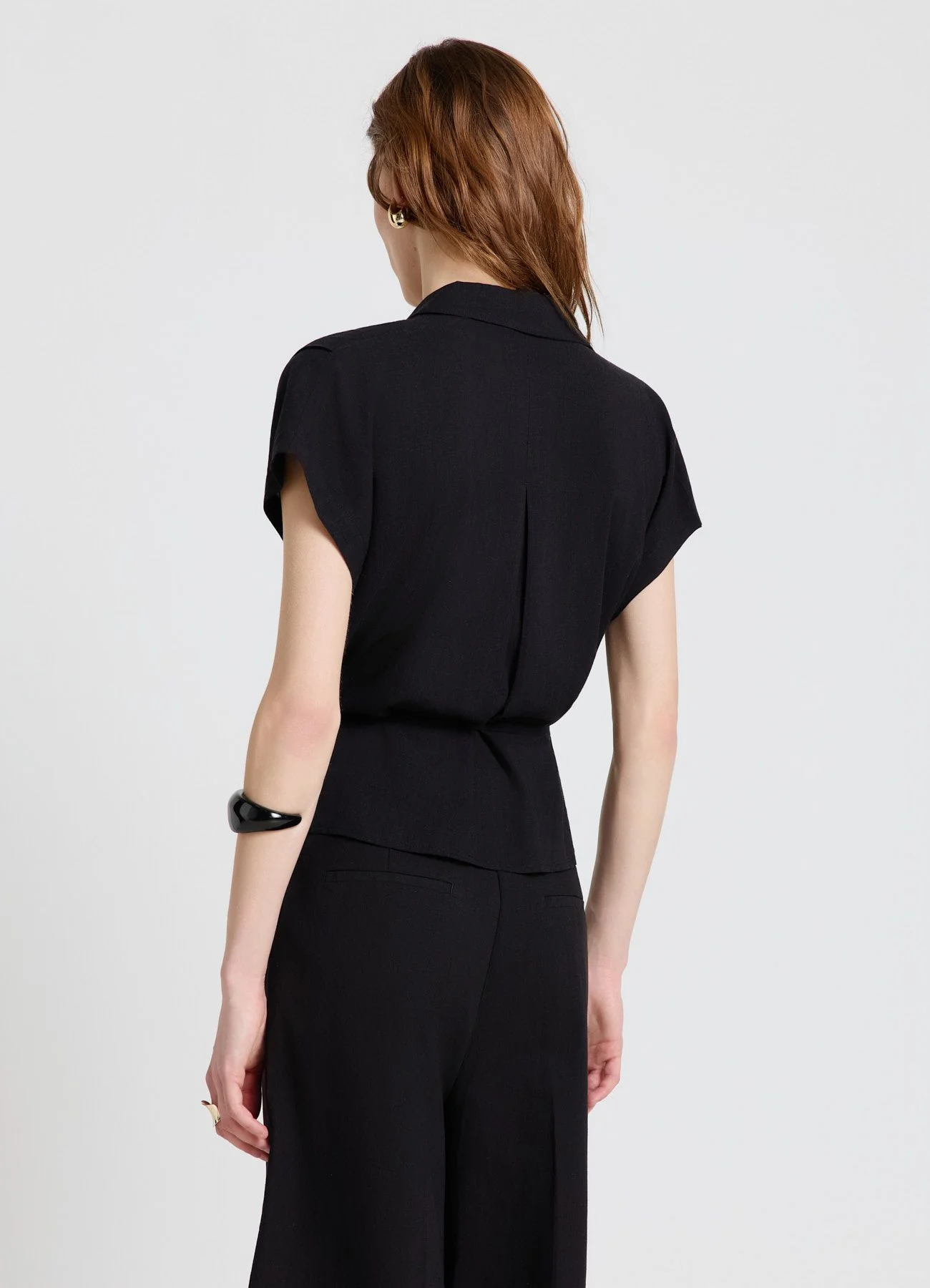 Camicia semitrasparente con coulisse - Image 3
