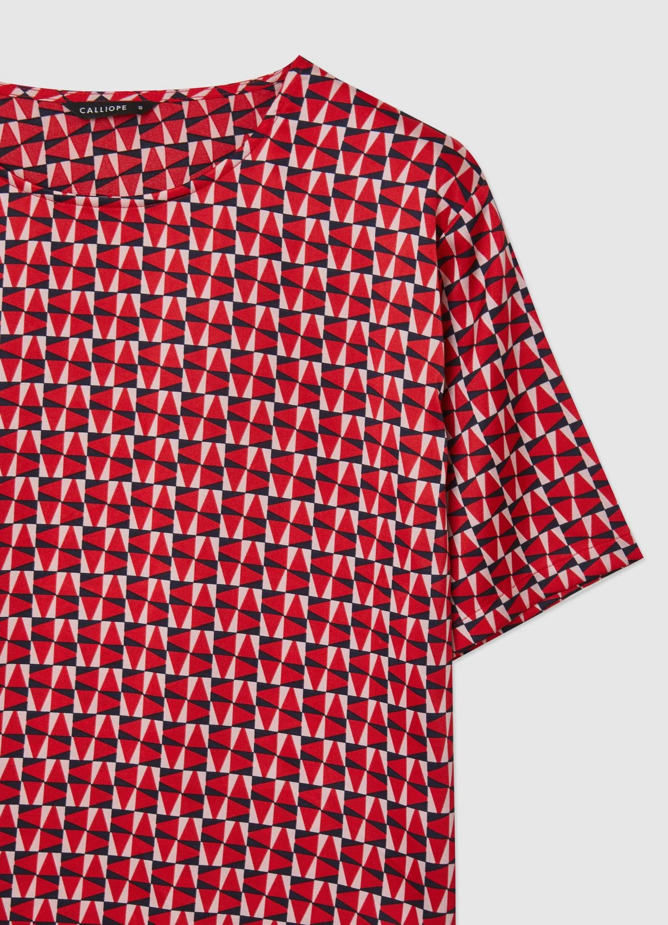 Camicia simil satin fantasia - Image 6