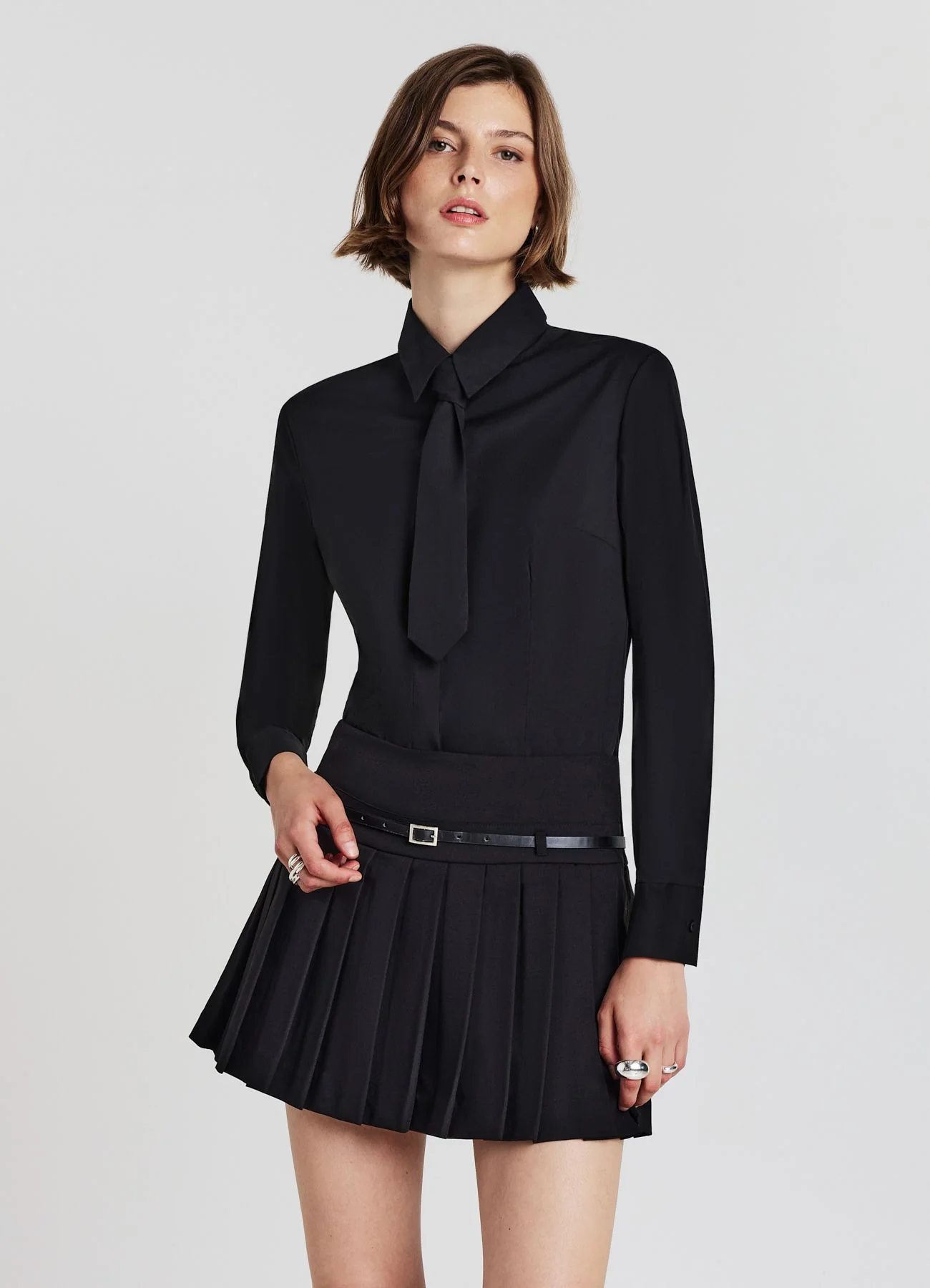 Camicia slim cravatta - Image 3
