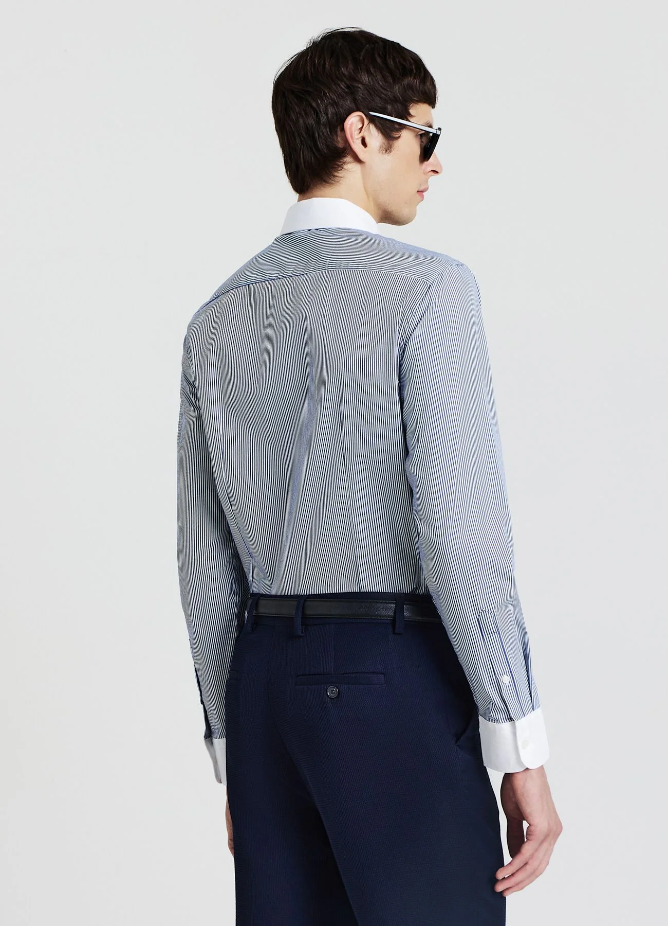 Camicia slim fit a righe - Image 3