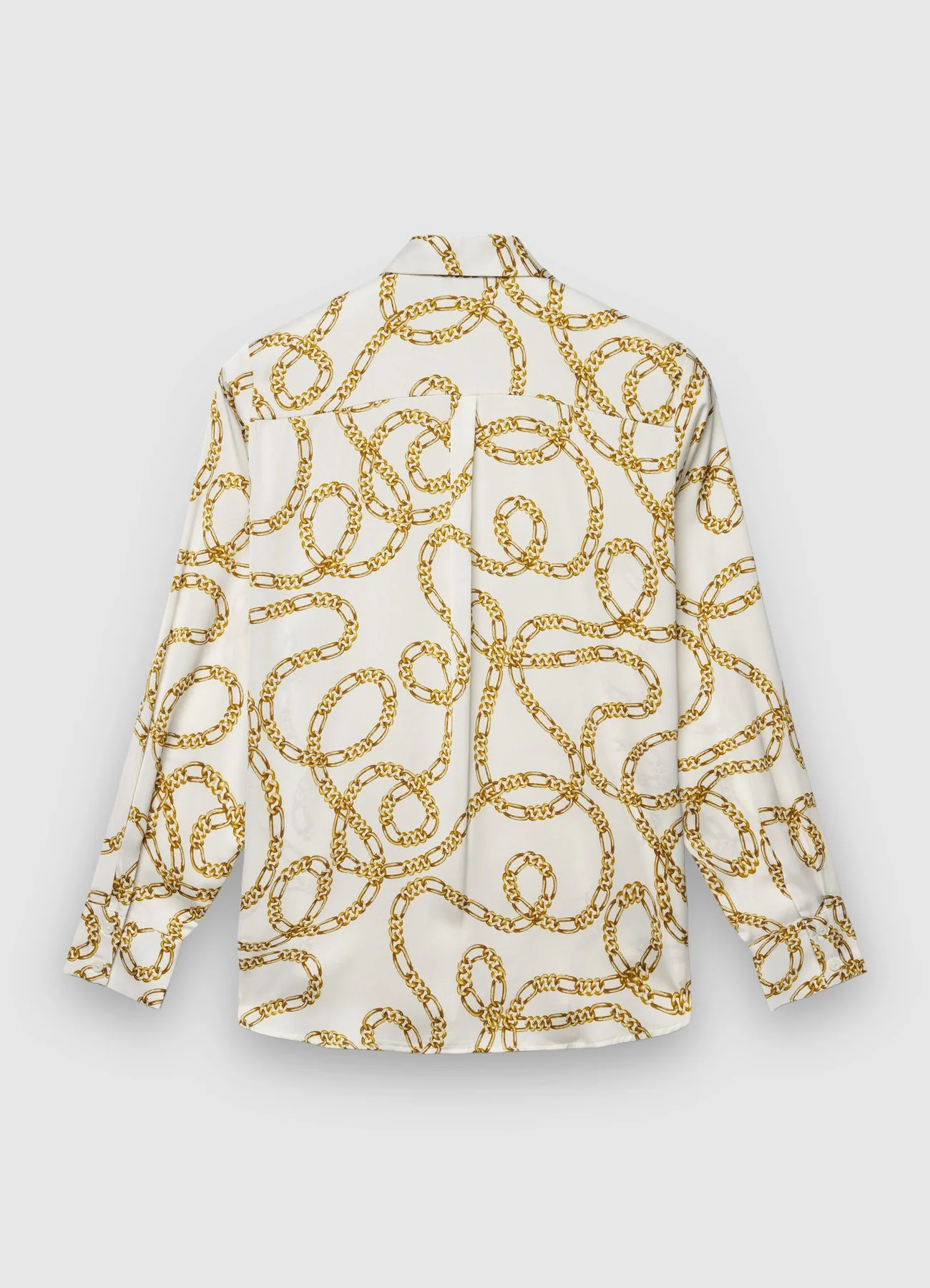 Camicia stampa catena simil satin - Image 5