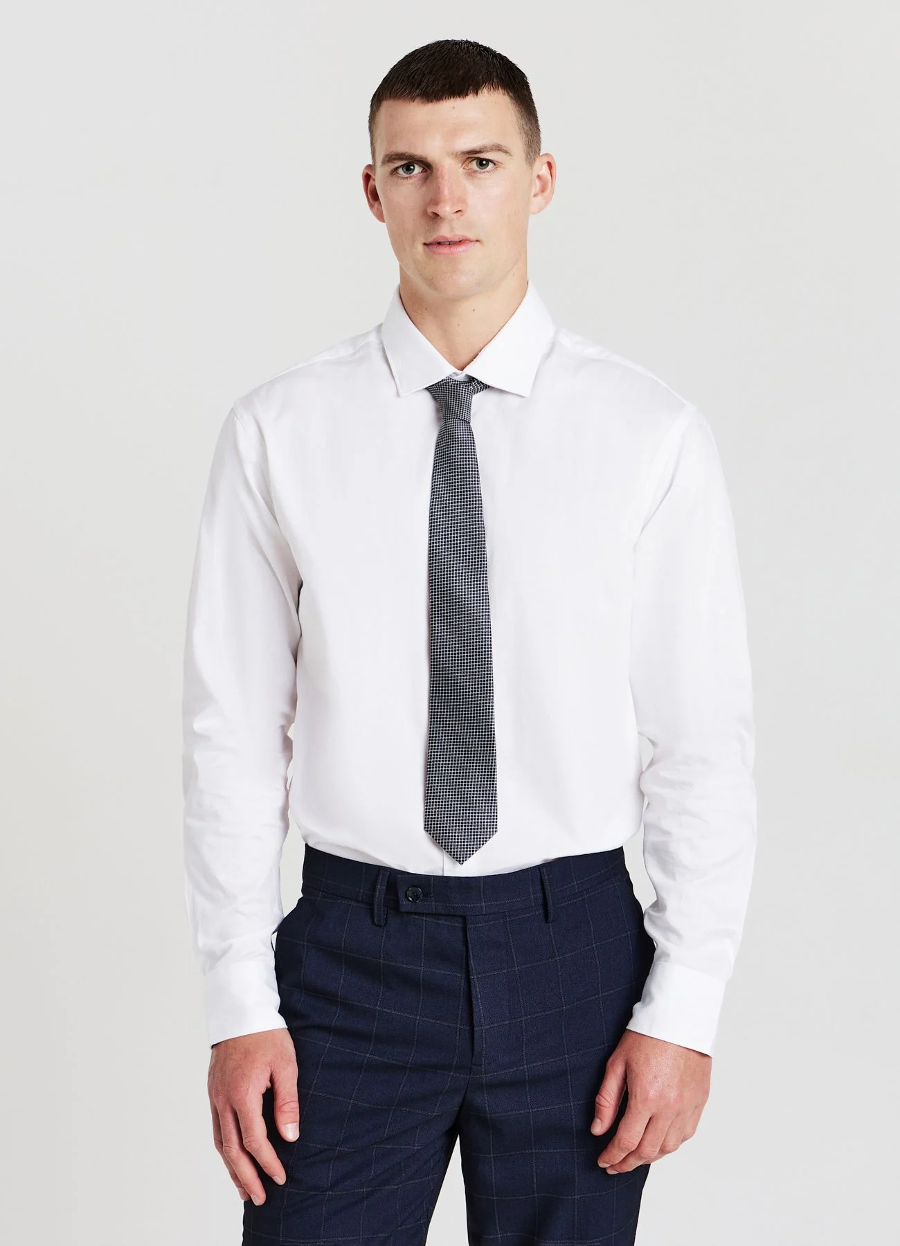 Camicia tessuto cotone spinato