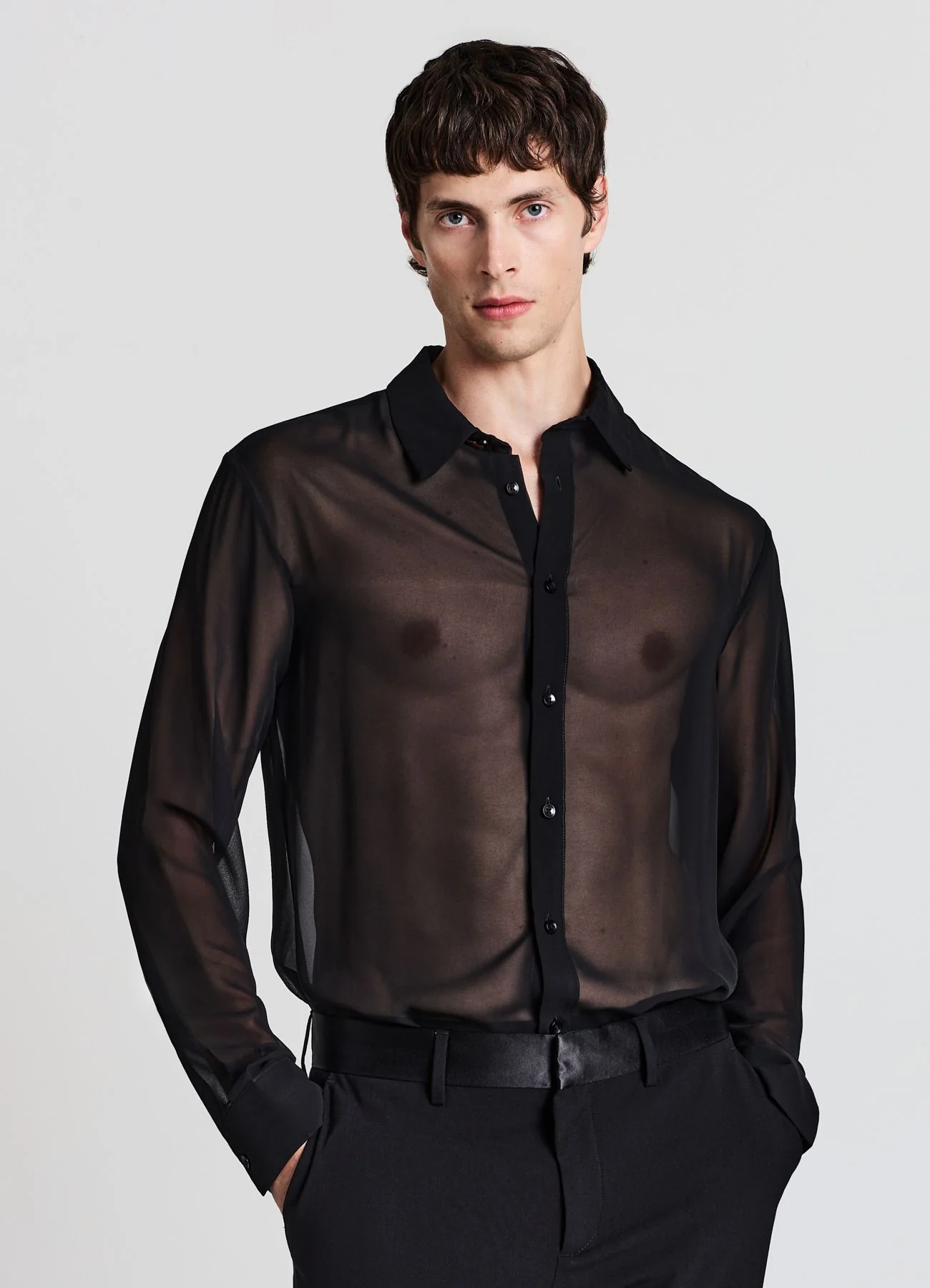 Camicia tessuto georgette - Image 3