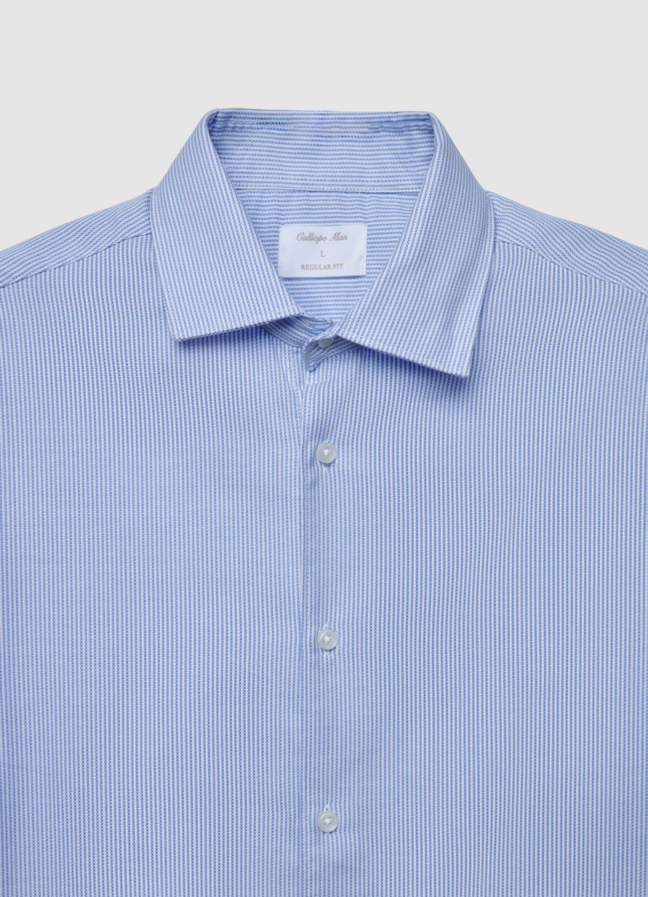 Camicia tessuto operato a righe - Image 7