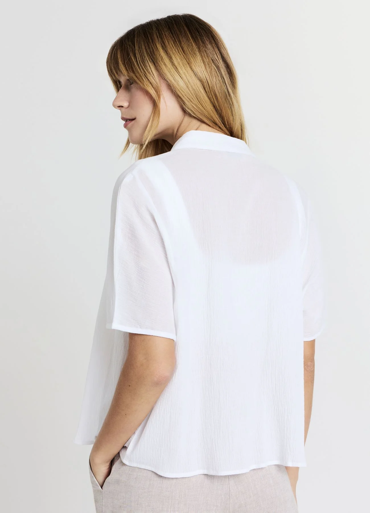 Camicia tinta unita