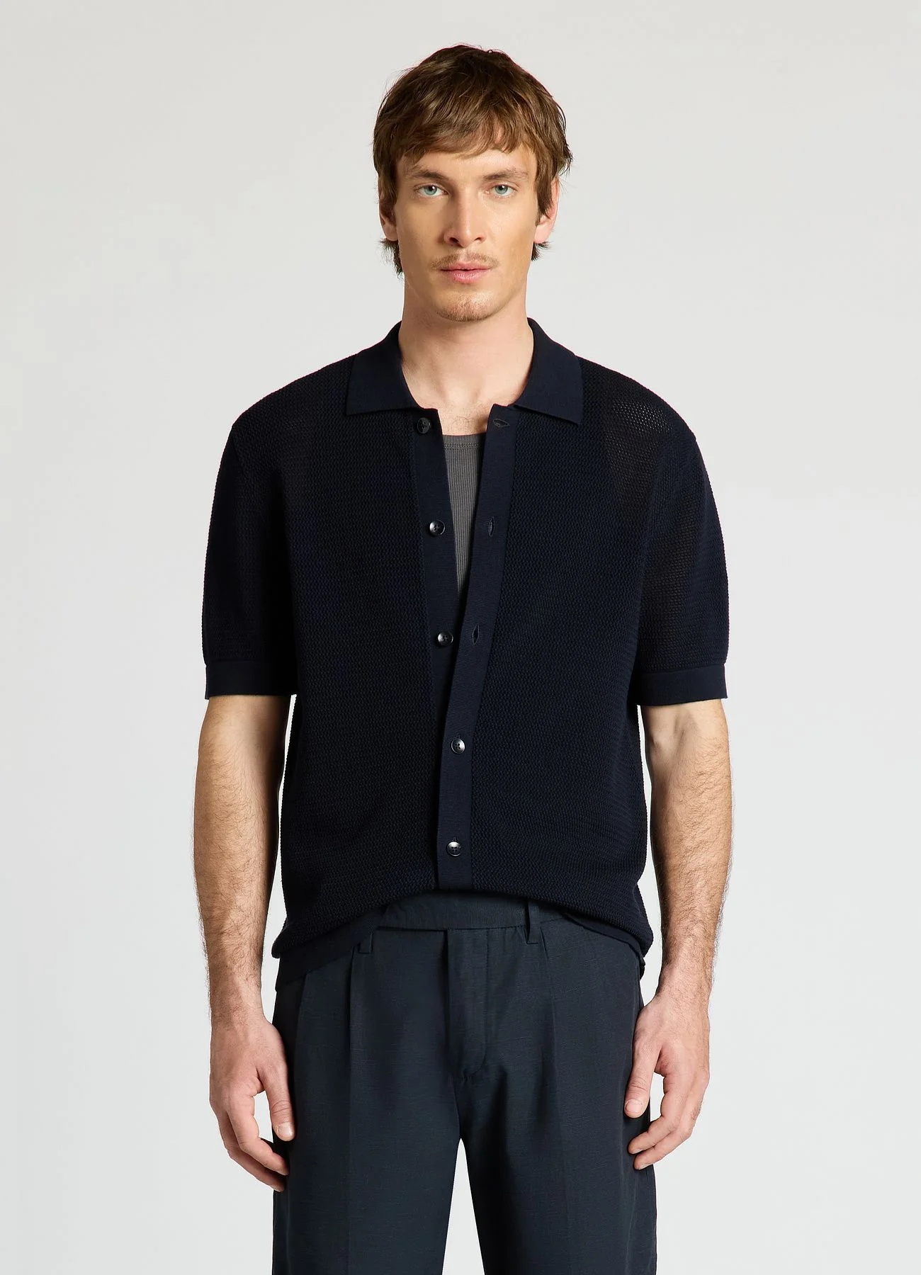 Camicia traforata con bottoni - Image 3