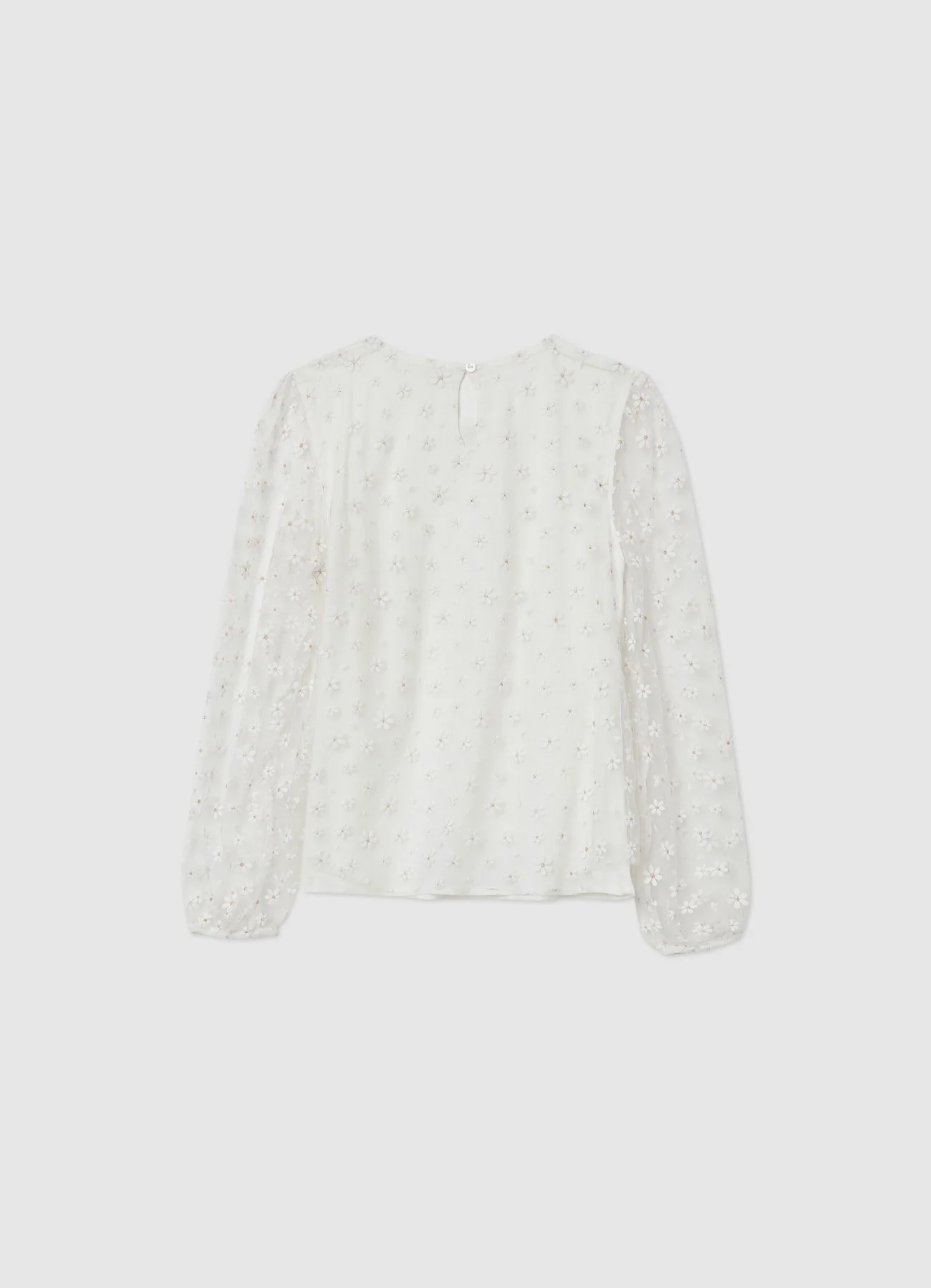 Camicia tulle con margherite - Image 6