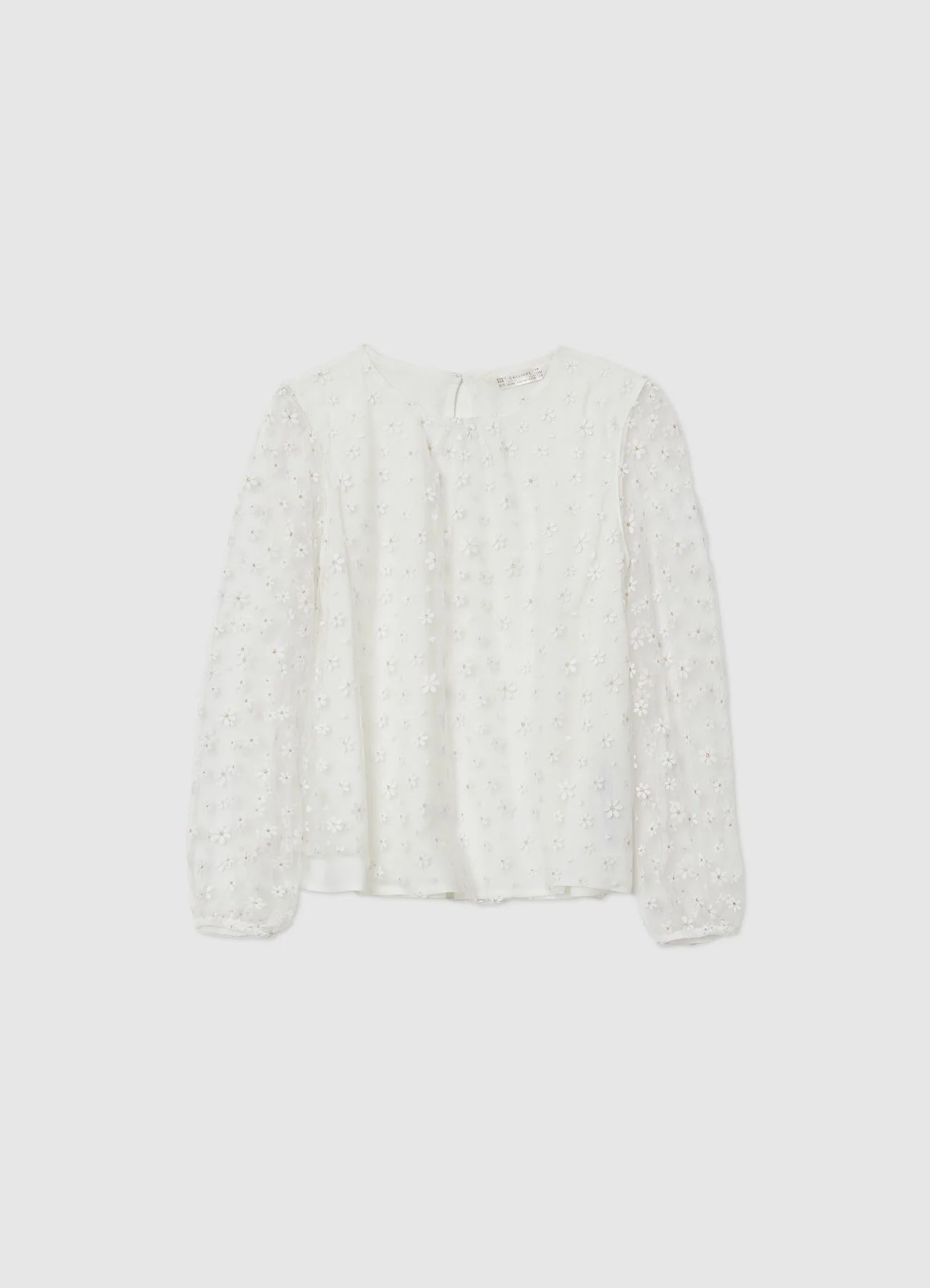 Camicia tulle con margherite - Image 7