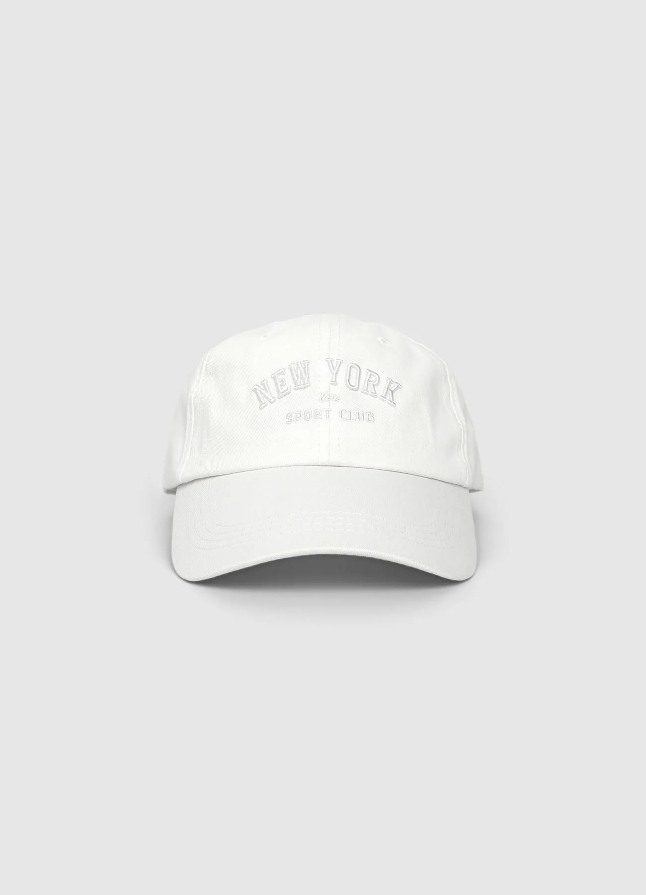 Cappellino baseball con scritta ricamata