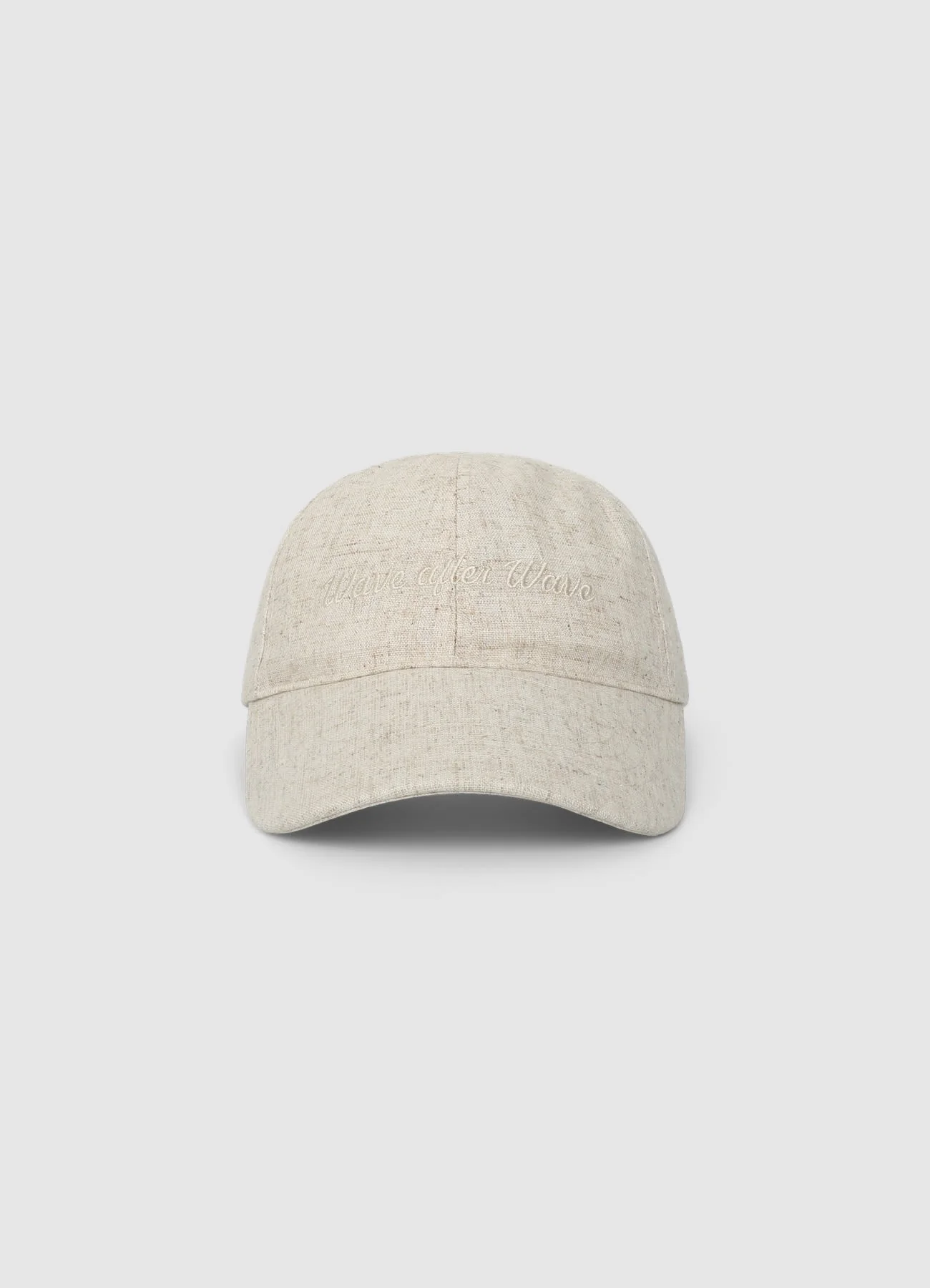 Cappellino baseball in misto lino con ricamo - Image 3
