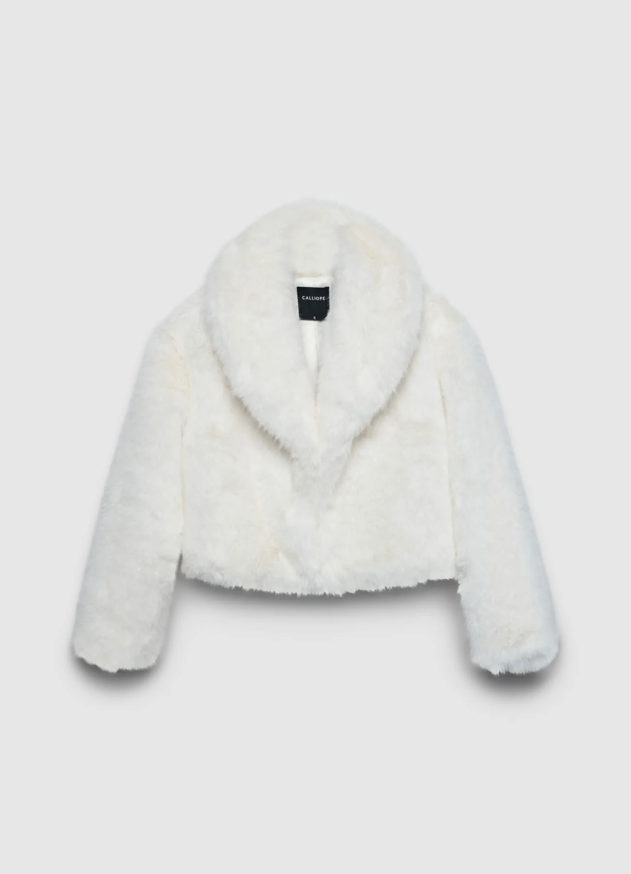 Cappotto crop finto pelo - Image 5