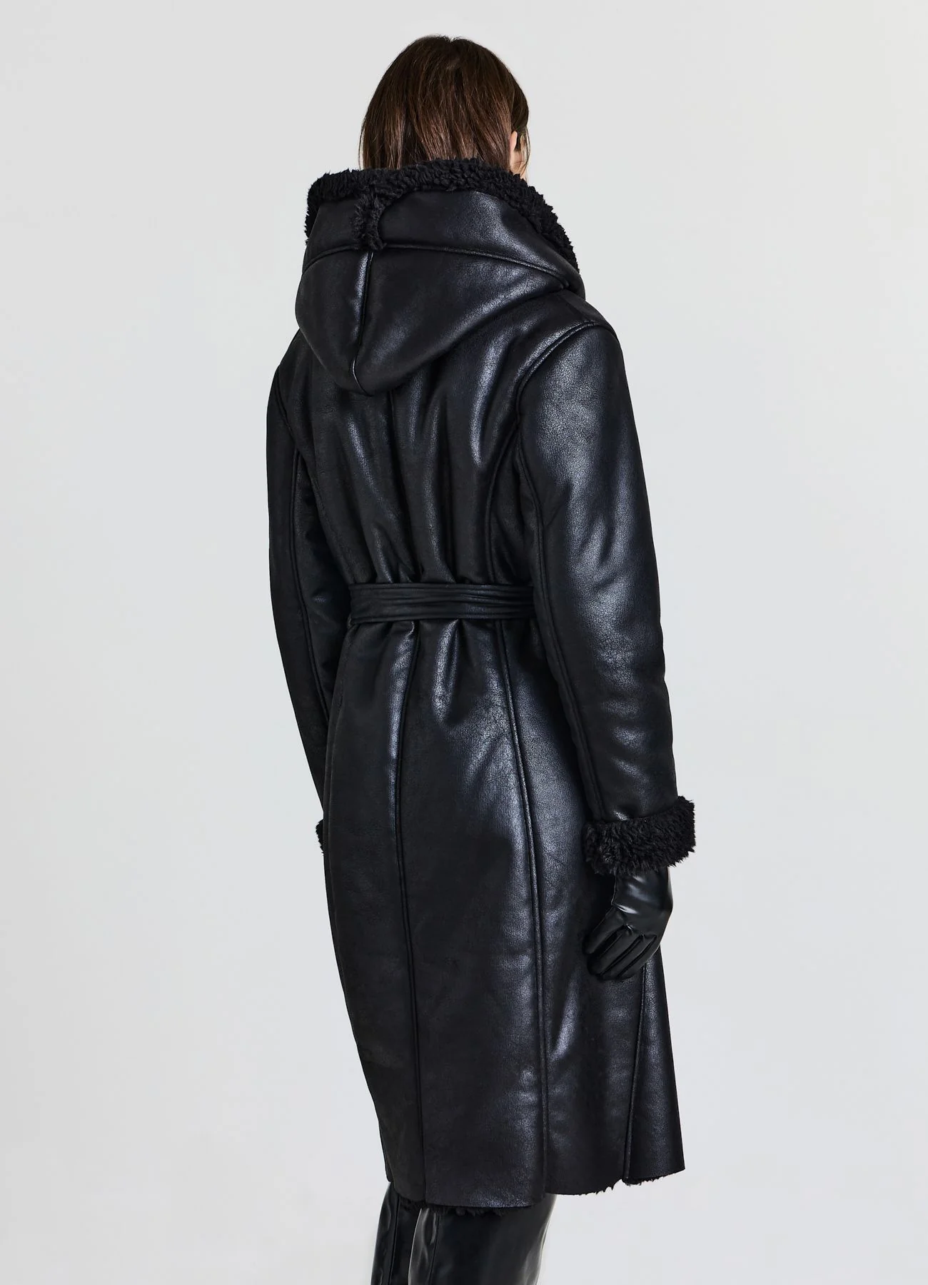 Cappotto lungo similmontone - Image 2