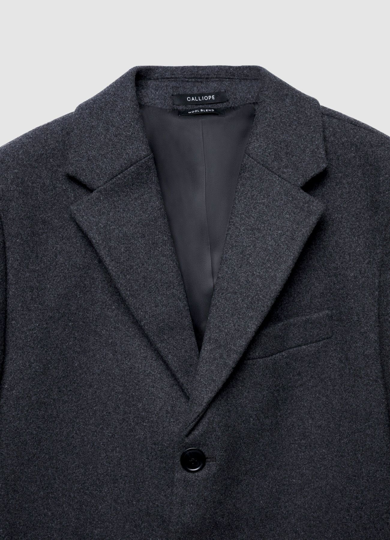 Cappotto monopetto tinta unita - Image 7