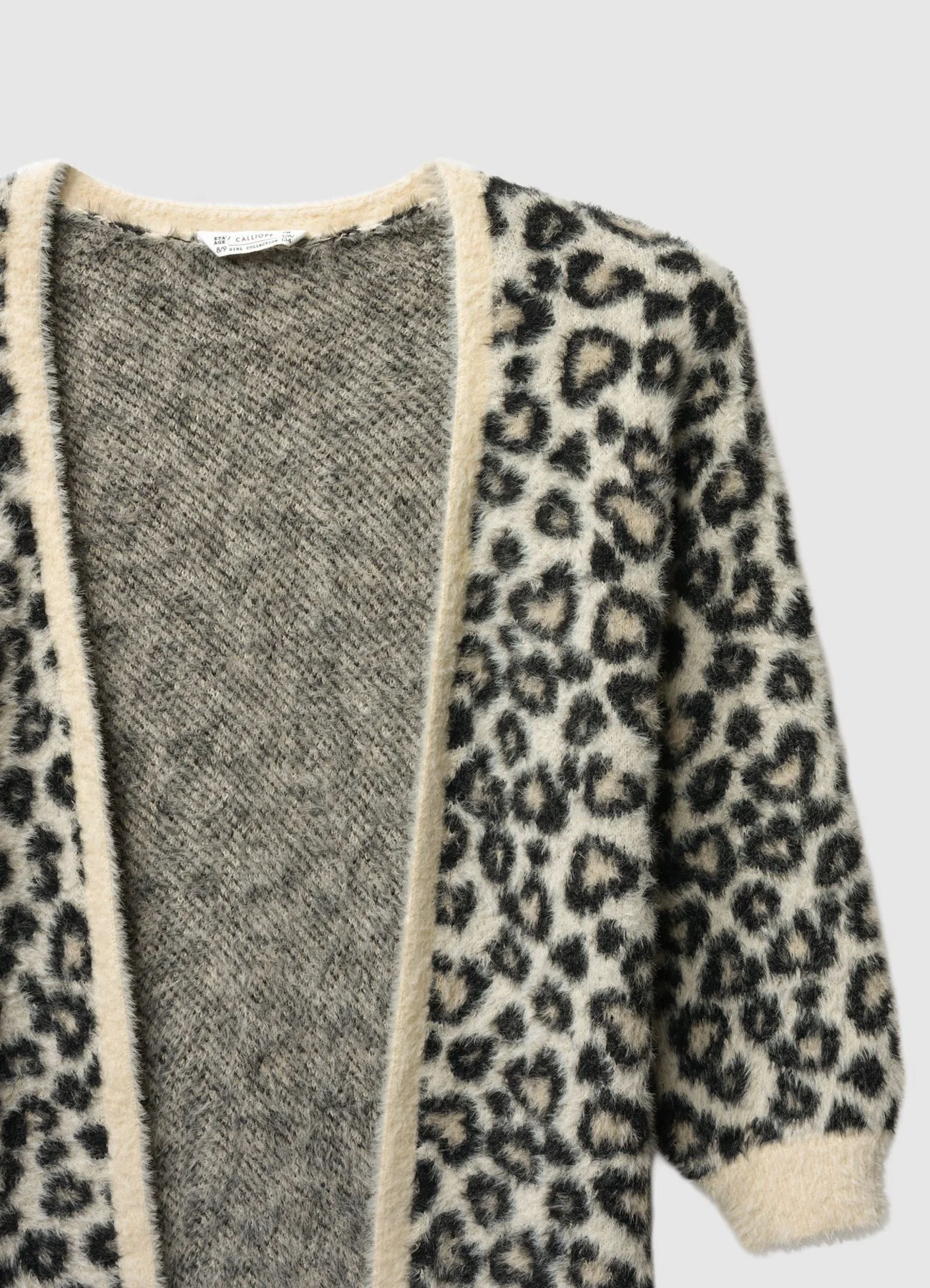 Cardigan aperto fantasia maculata - Image 6