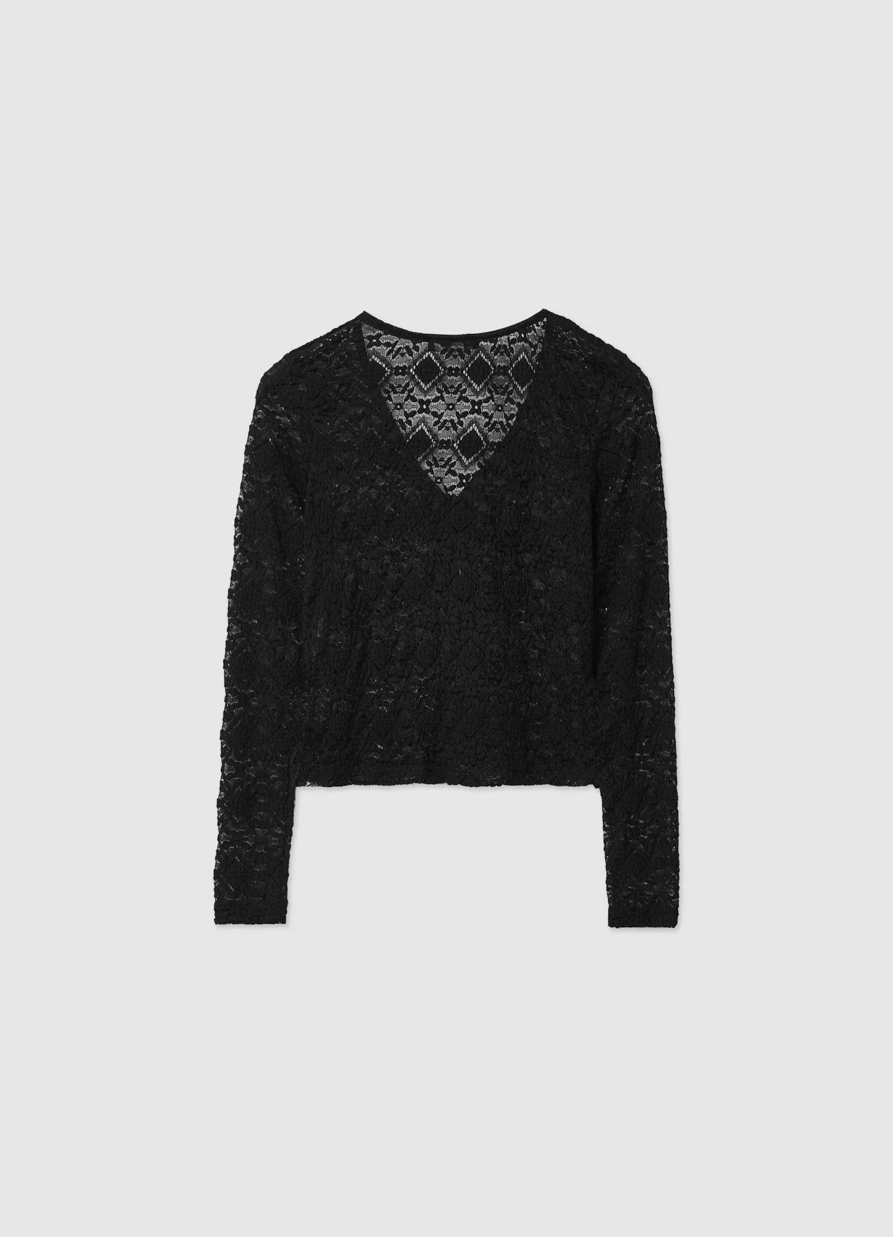 Cardigan aperto pizzo con laccetti - Image 5