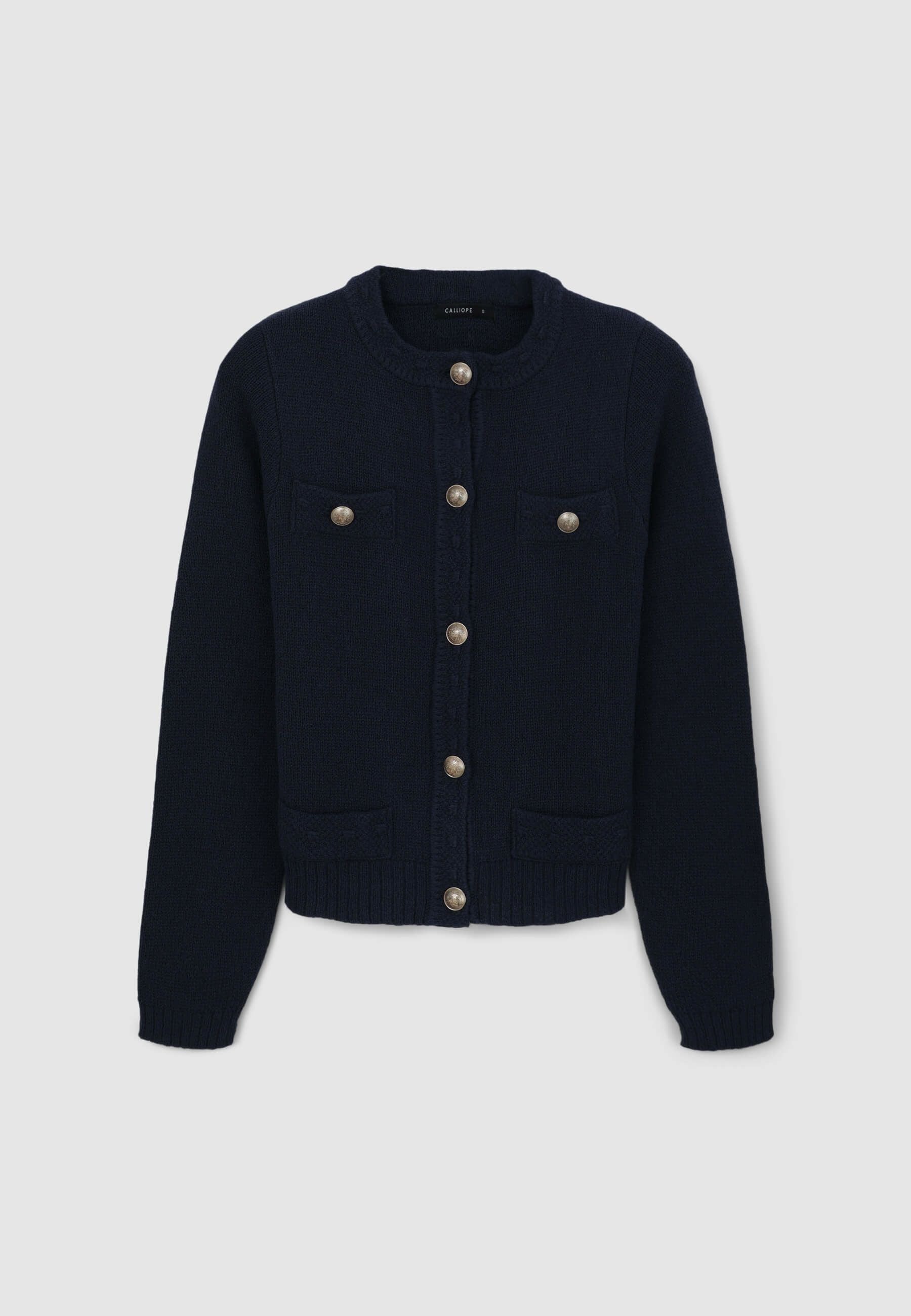 Cardigan bottoni oro - Image 4