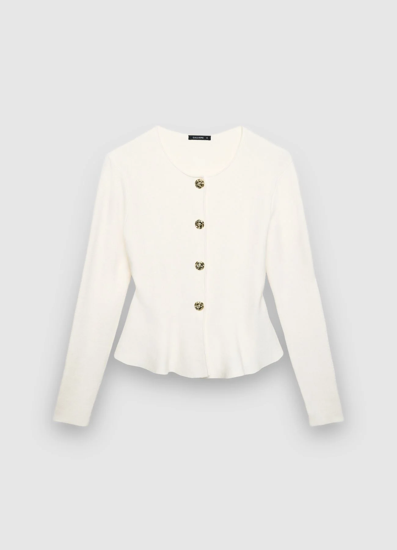 Cardigan con bottoni decorativi - Image 4