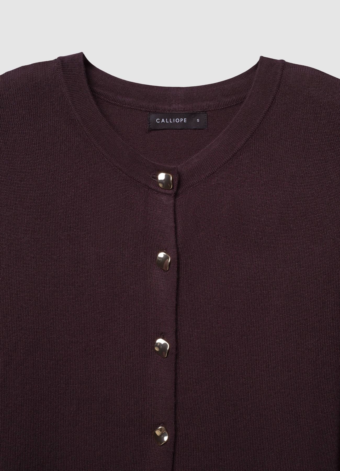 Cardigan con bottoni dorati - Image 6