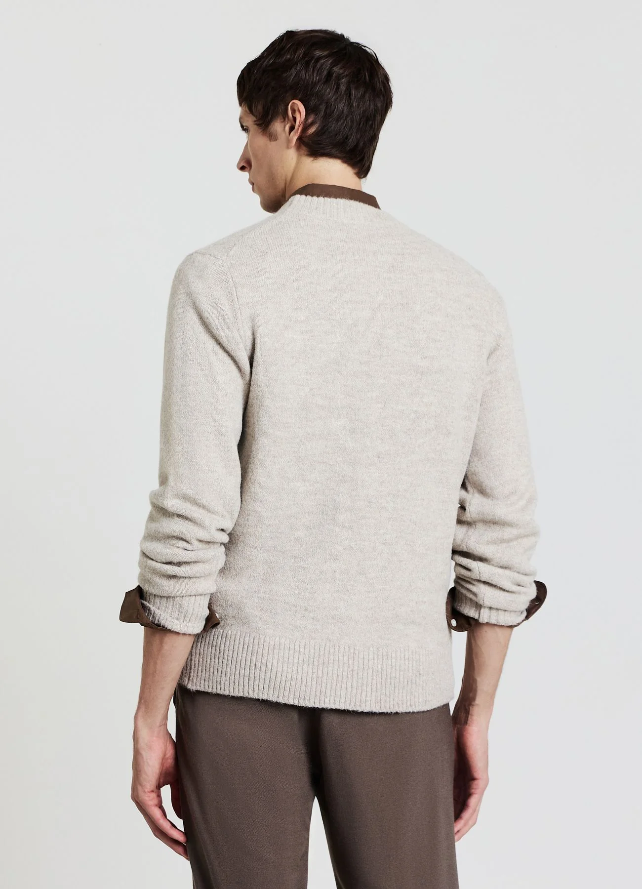 Cardigan con bottoni e scollo a V - Image 3